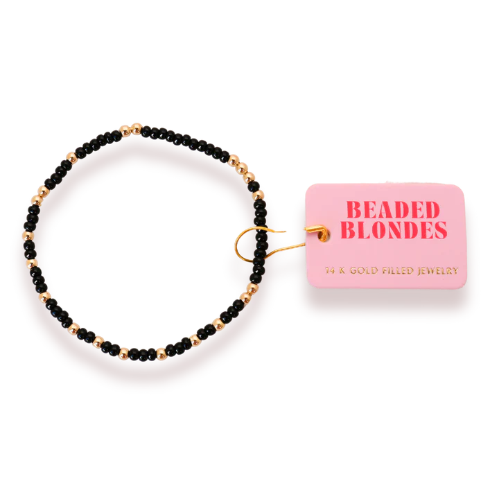 BLACK SPRINKLE BRACELET