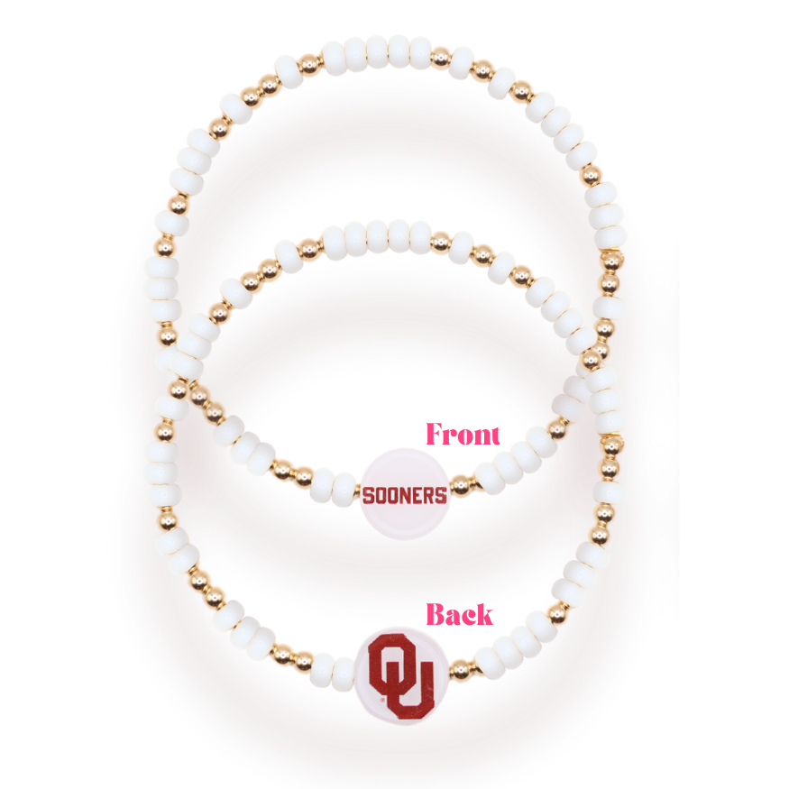 OKLAHOMA LOGO BRACELET