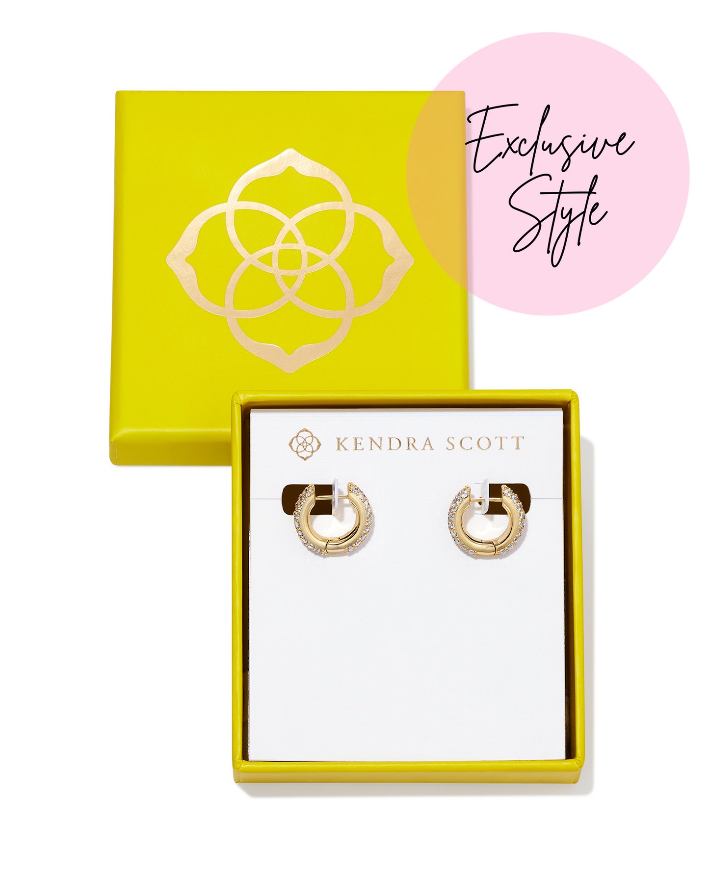 KENDRA SCOTT HOLIDAY GIFT SET: MIKKI PAVE HUGGIE