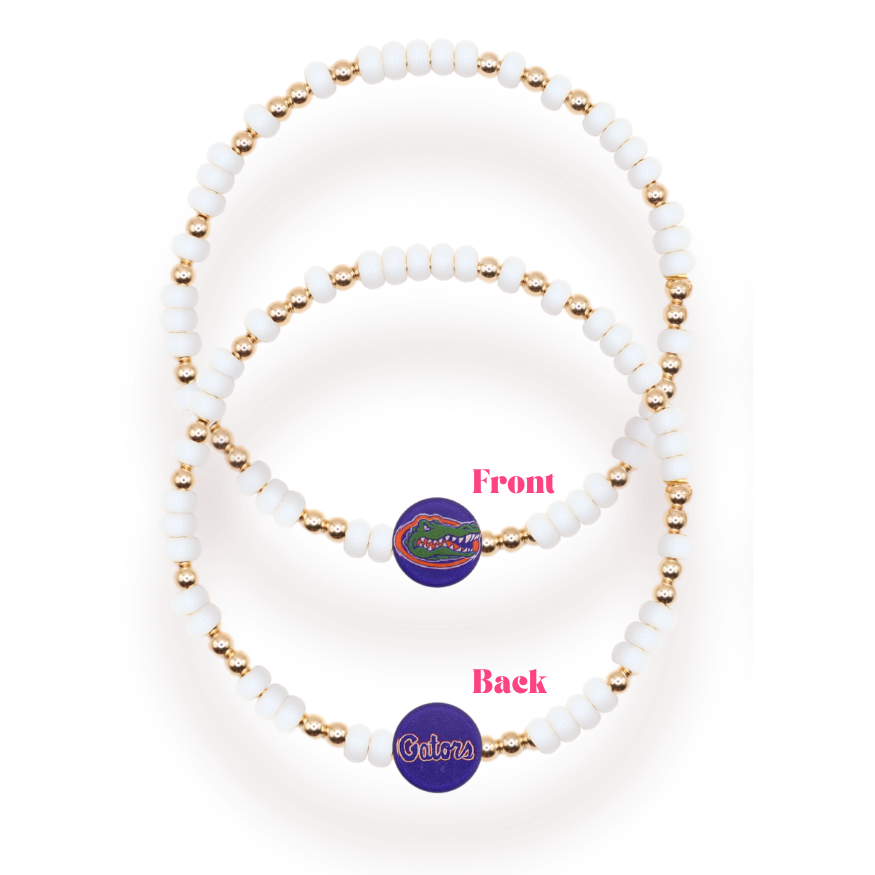 FLORIDA GATORS LOGO BRACELET