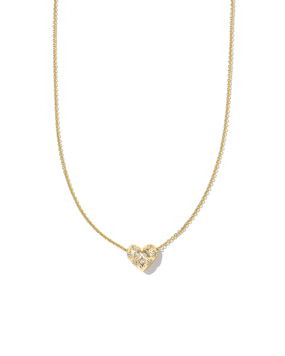 Kendra Scott: Gold Holland Heart Pendant Necklace