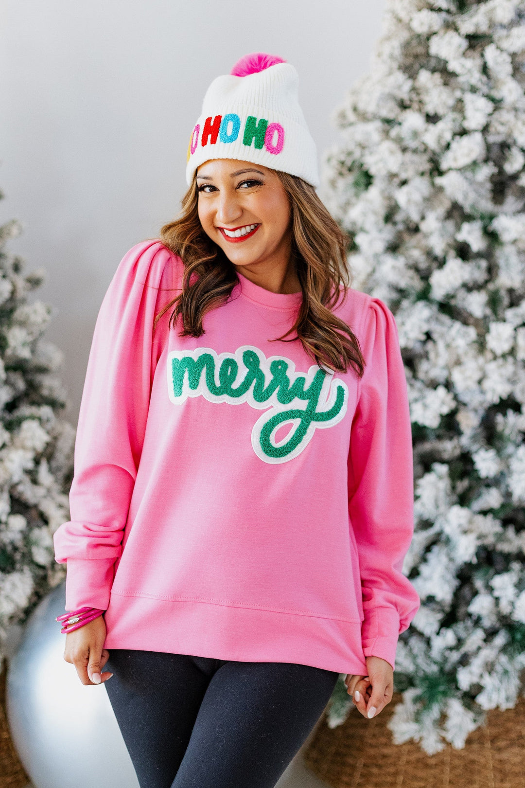 MERRY PINK SWEATSHIRT