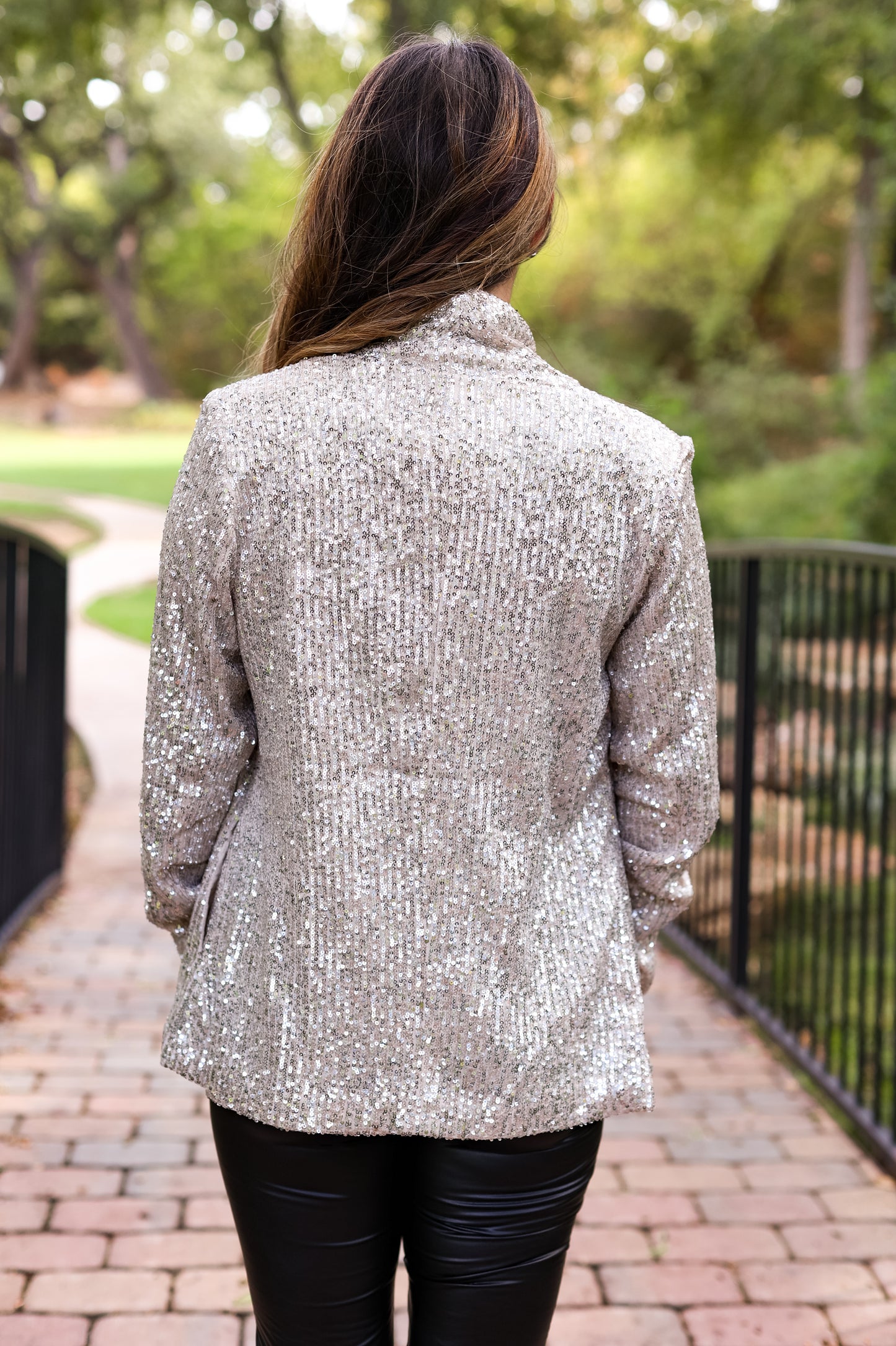 SPARKS FLY SEQUIN BLAZER
