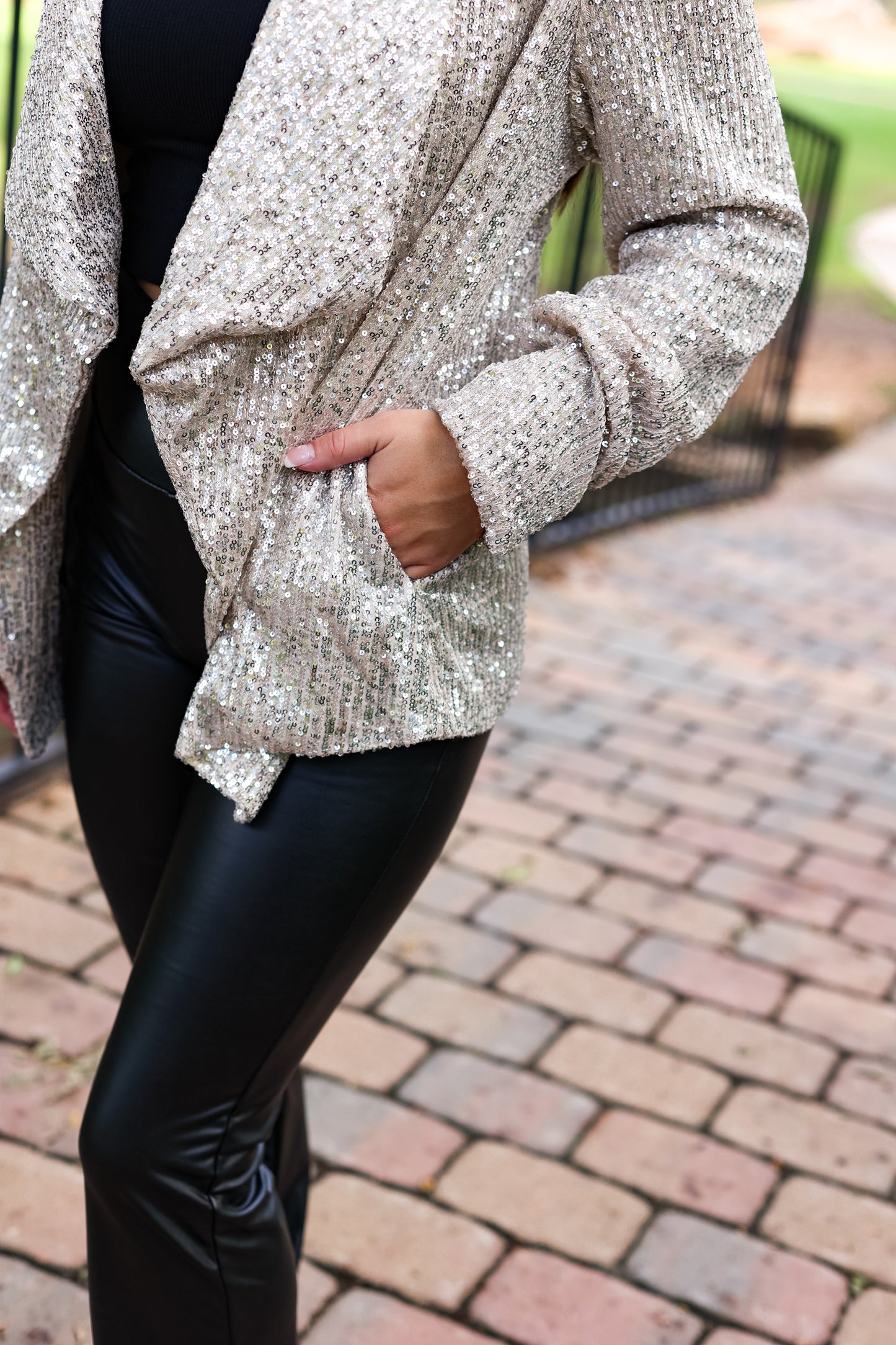SPARKS FLY SEQUIN BLAZER