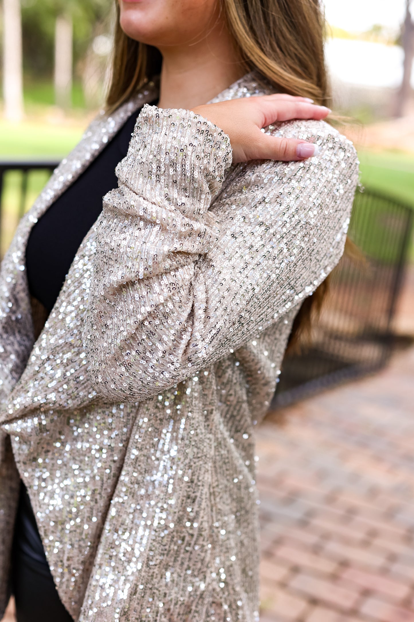 SPARKS FLY SEQUIN BLAZER