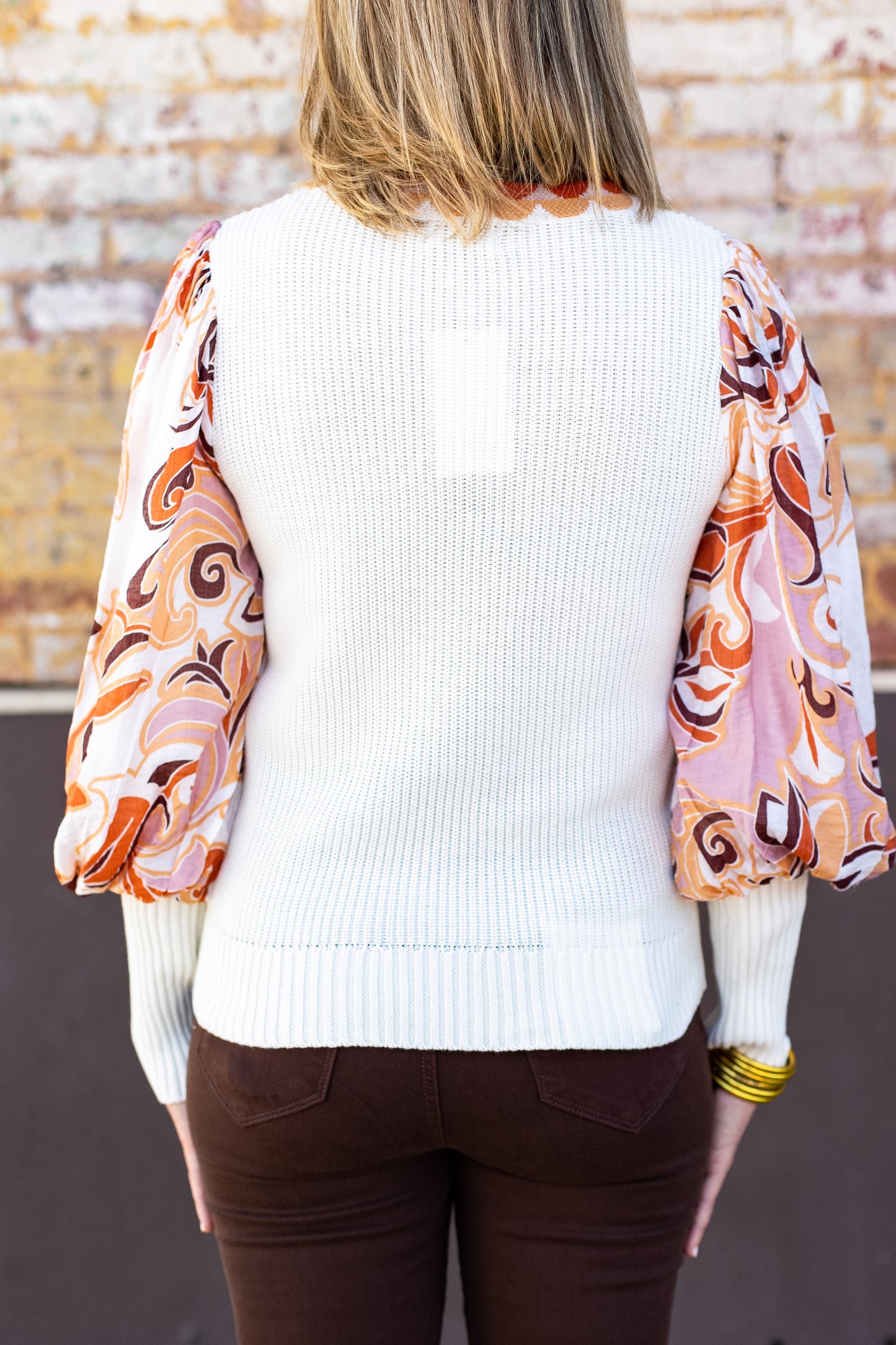 MADE YA LOOK CONTRAST TOP