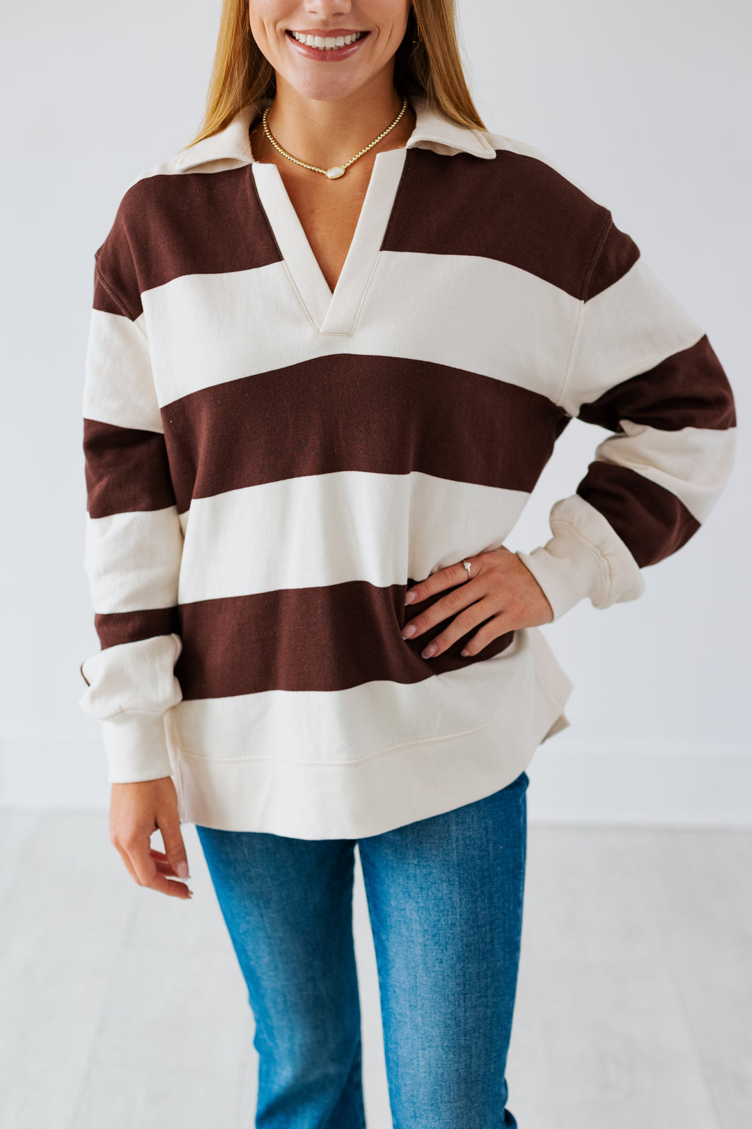 Z SUPPLY: RUGBY BRUSHED FLEECE HENLEY
