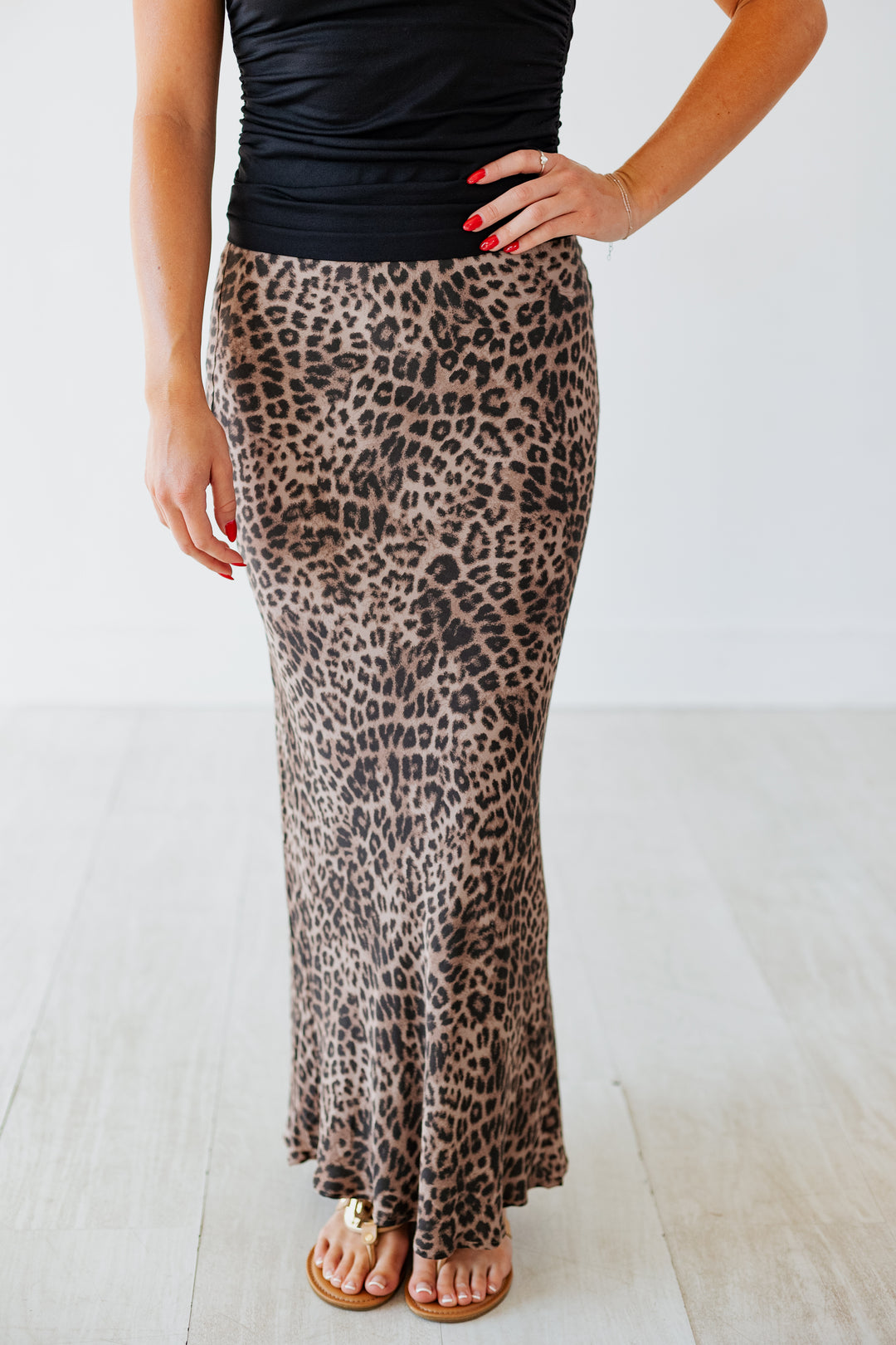 Z SUPPLY: IZABEL LEOPARD MAXI SKIRT