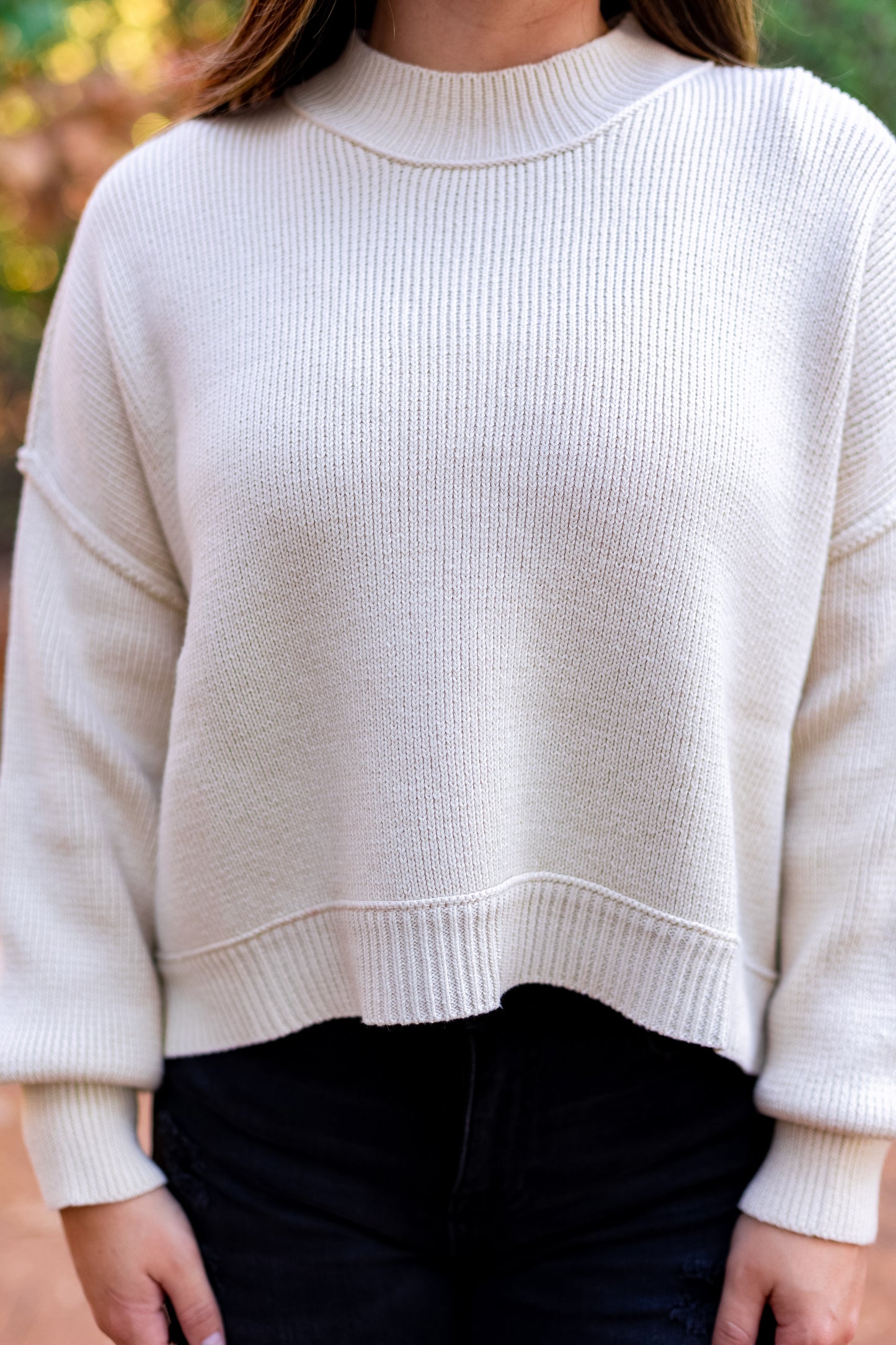 COZY UP CROP SWEATER