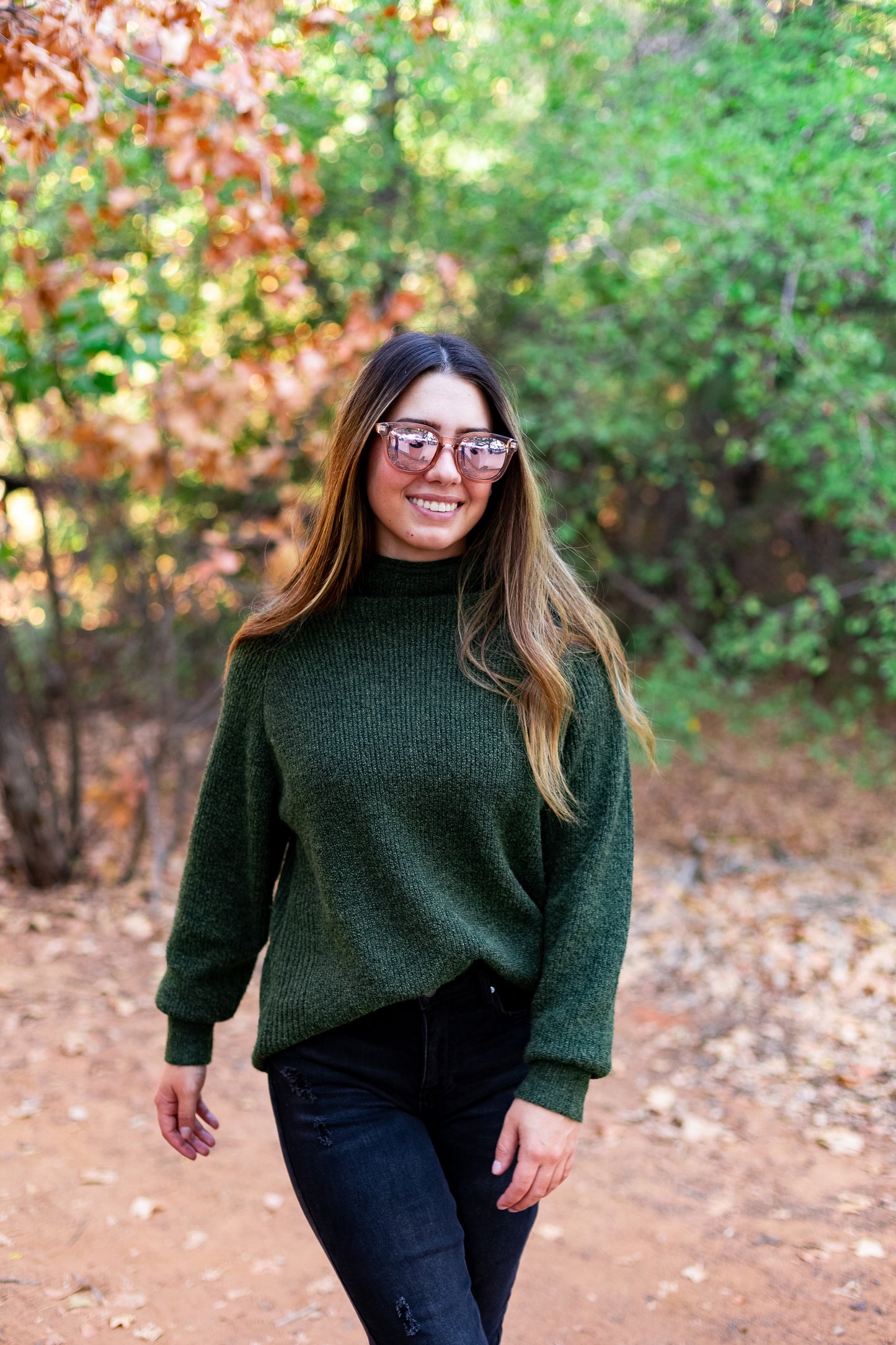 SOFTY NINI SWEATER: OLIVE