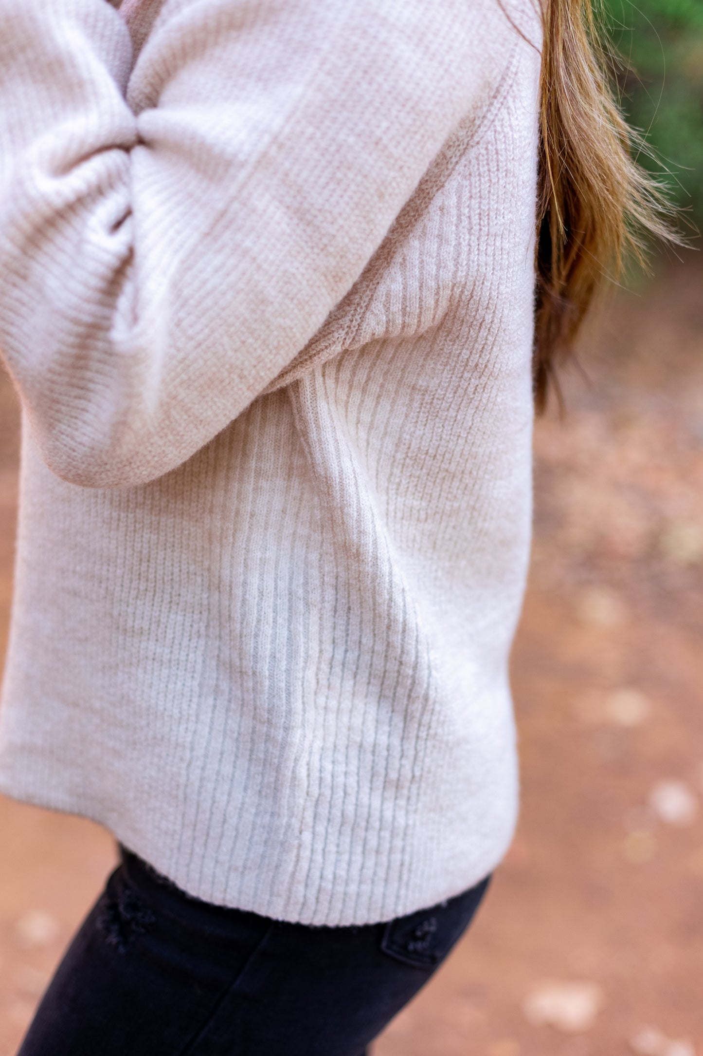 SOFTY NINI SWEATER: FRAPPE