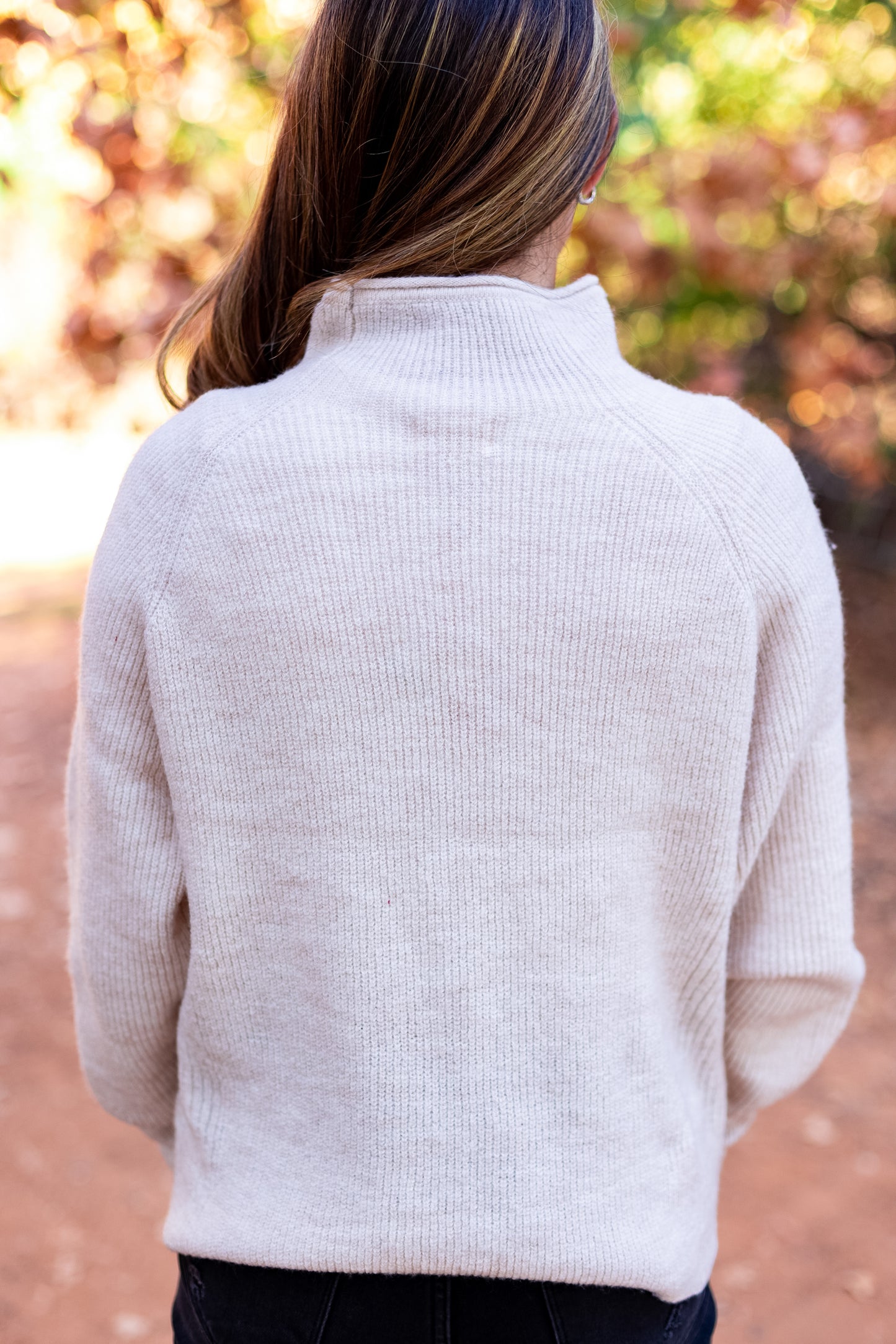 SOFTY NINI SWEATER: FRAPPE