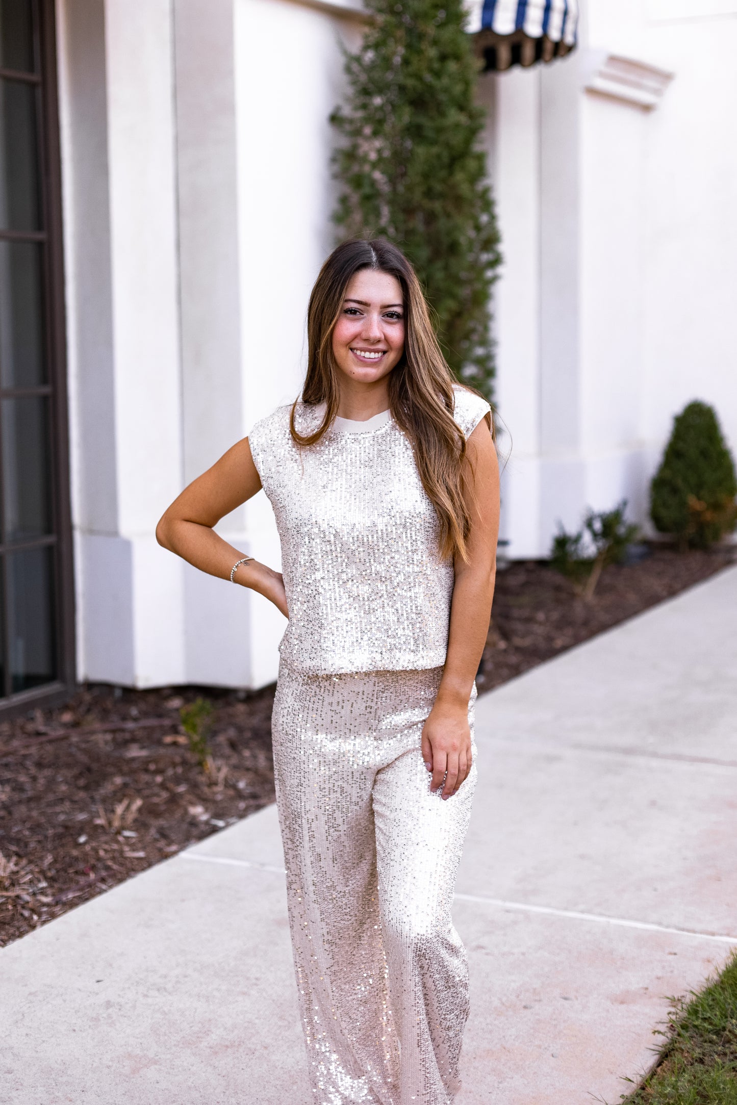 GROOVY SEQUIN TANK