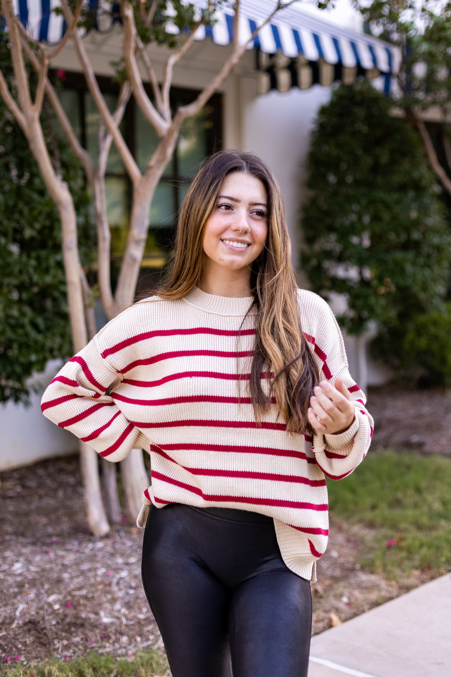 DIXIE STRIPE SWEATER