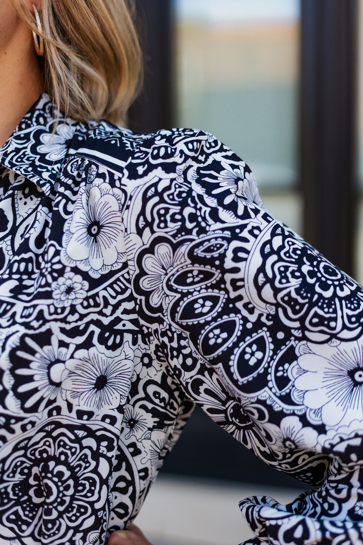 LIZZY PRINT TIE WAIST DRESS