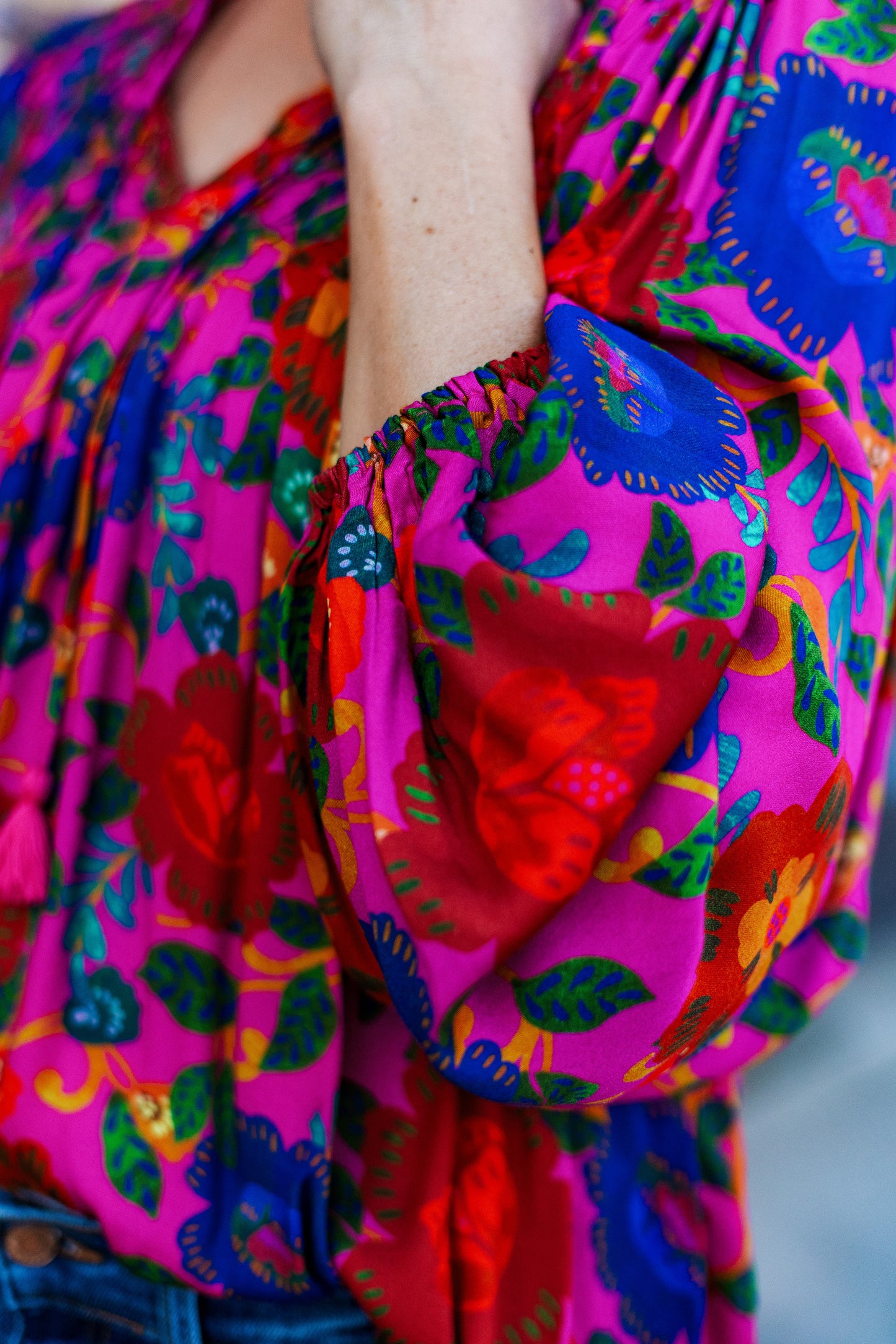BRUNCH DATE FLORAL TOP