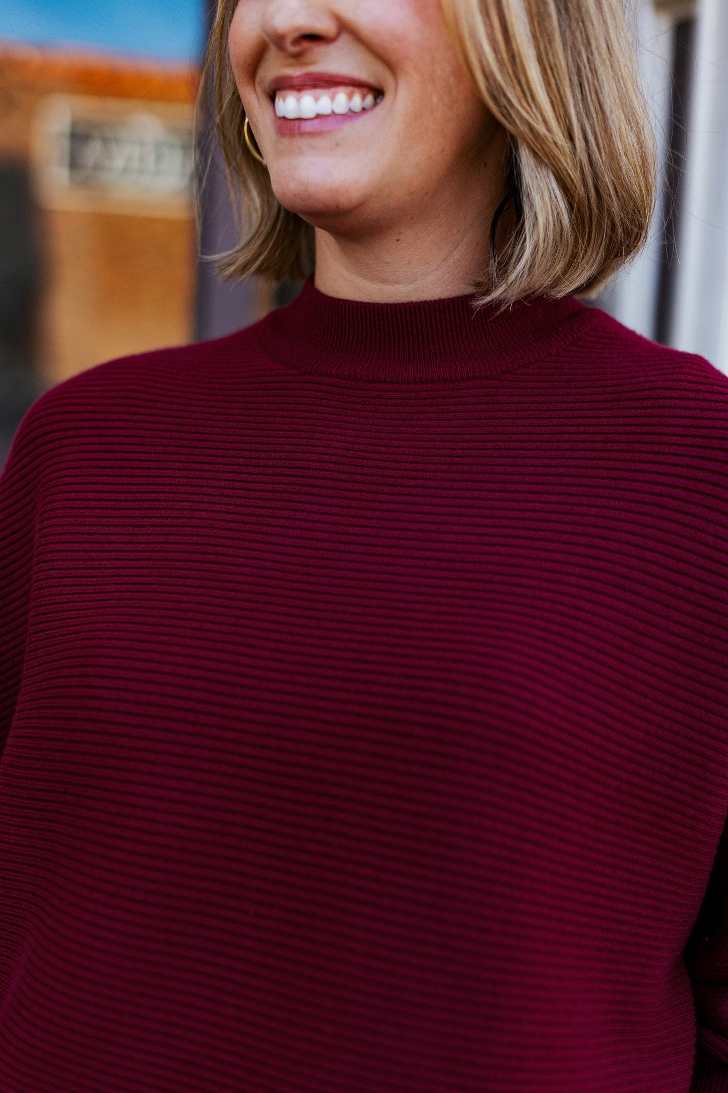 LOLA BALLOON SLEEVE SWEATER