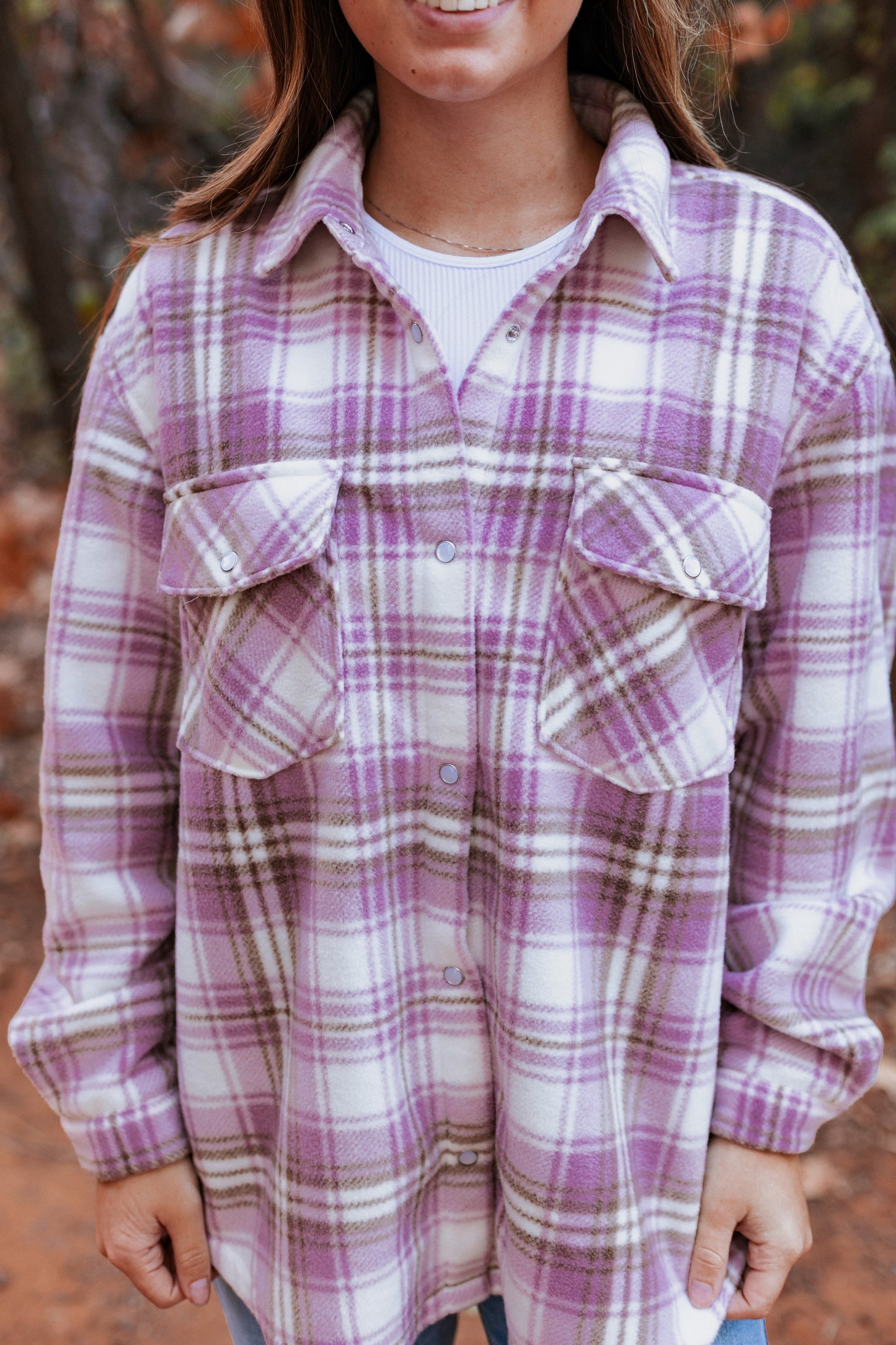 Z SUPPLY: HIKER PLAID FLEECE JACKET