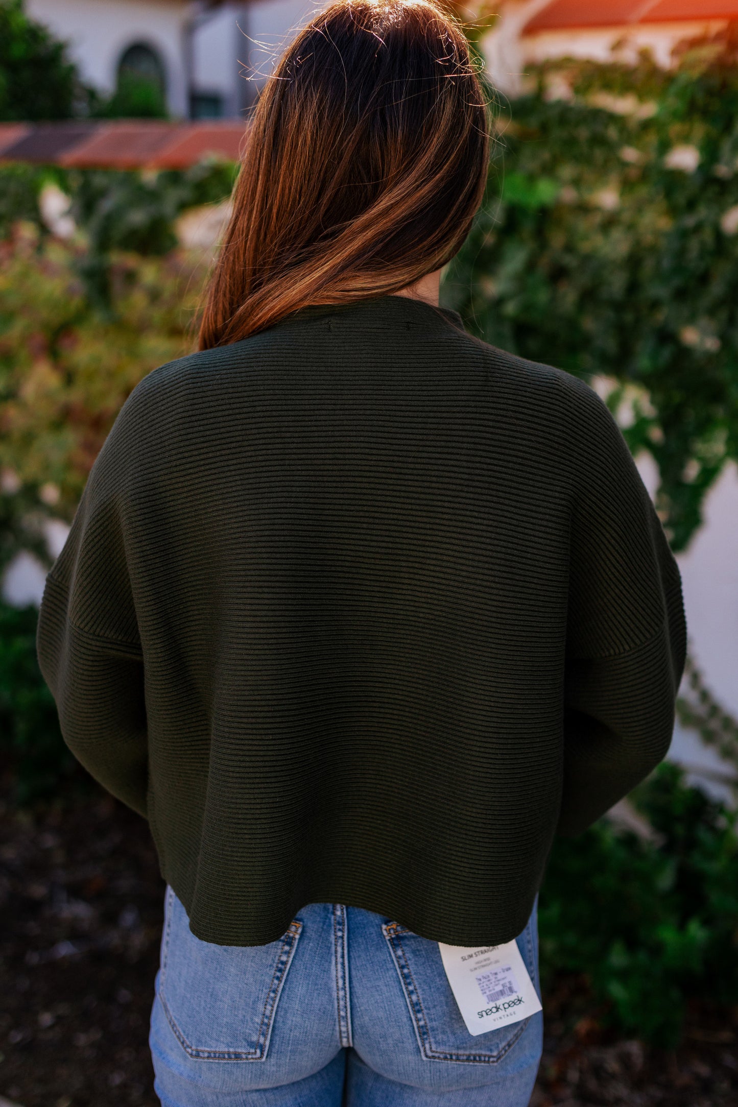EASY STREET PULLOVER SWEATER HUNTER GREEN