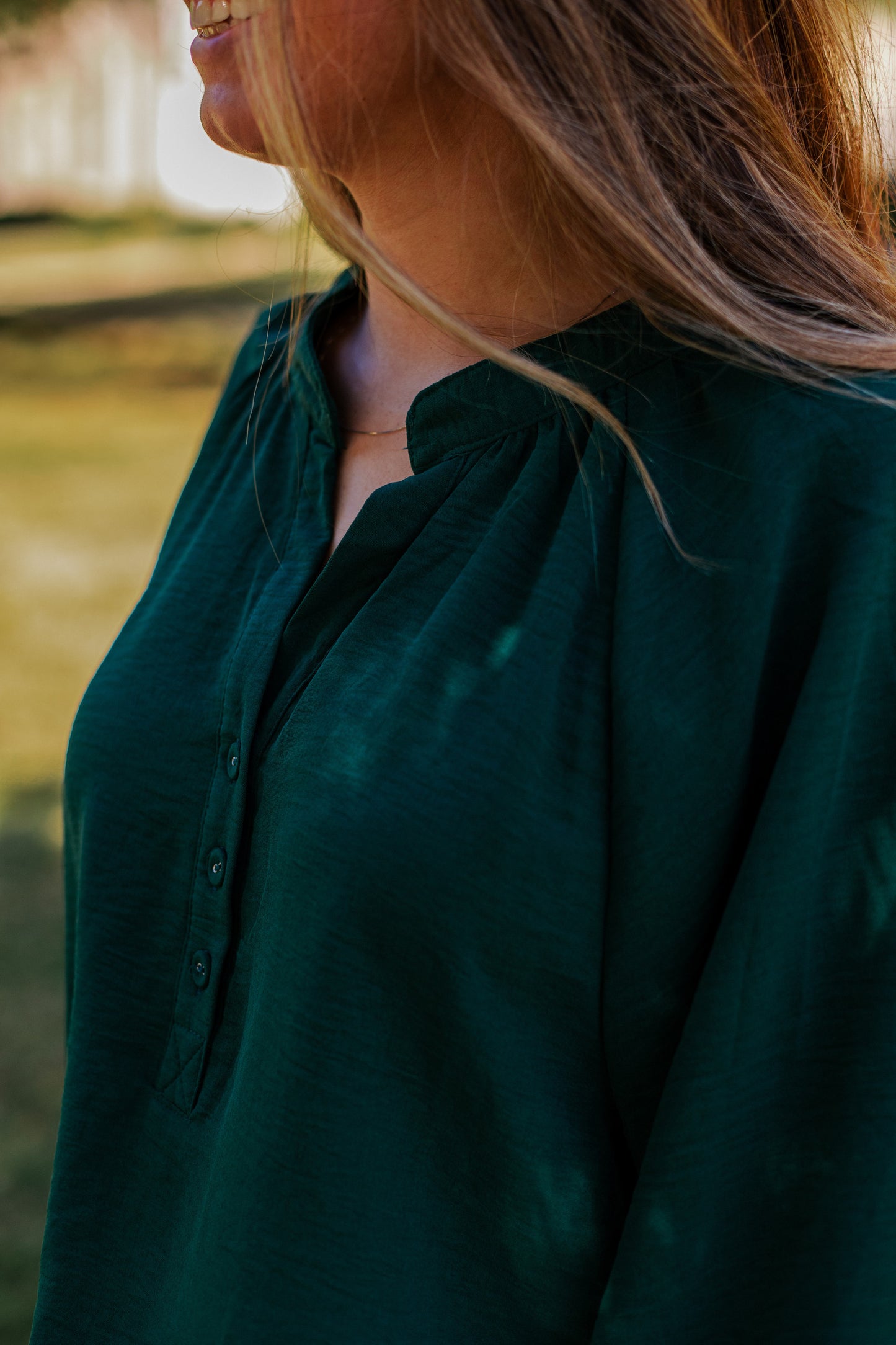 WANDERLUST V NECK BLOUSE
