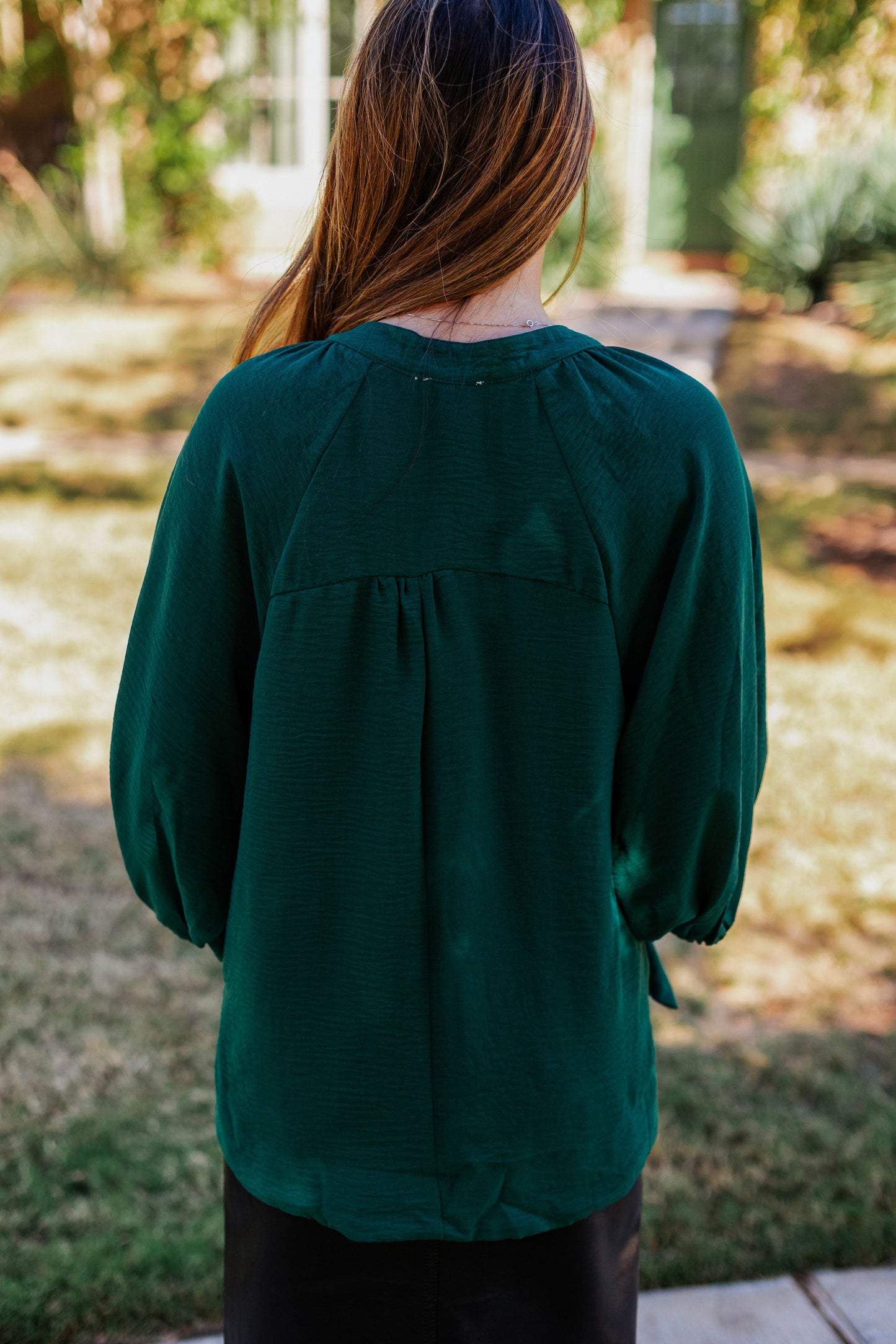 WANDERLUST V NECK BLOUSE