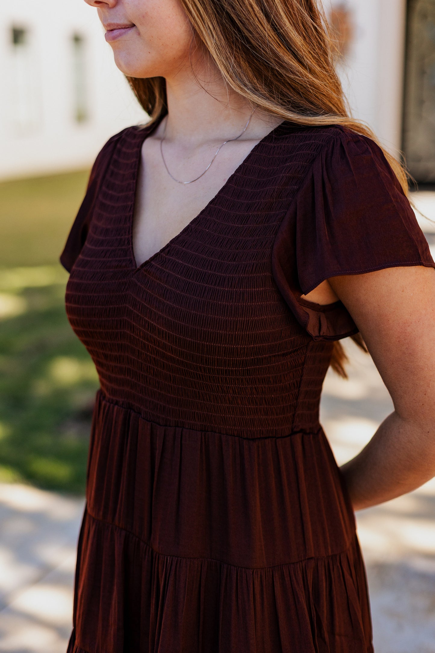 IN YOUR DREAMS SMOCKED DRESS