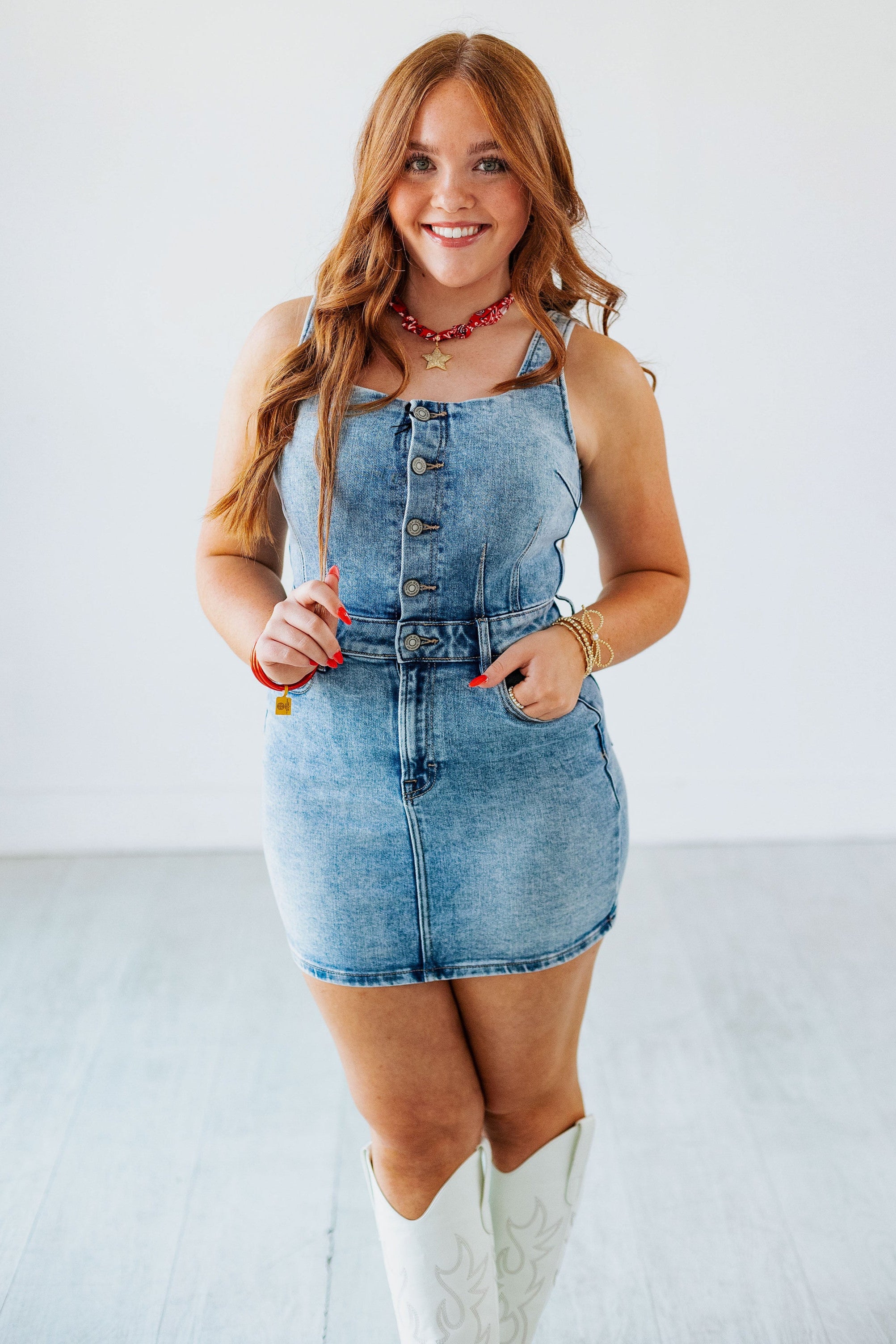 ROXY DENIM MINI DRESS – The Palm Tree Boutique