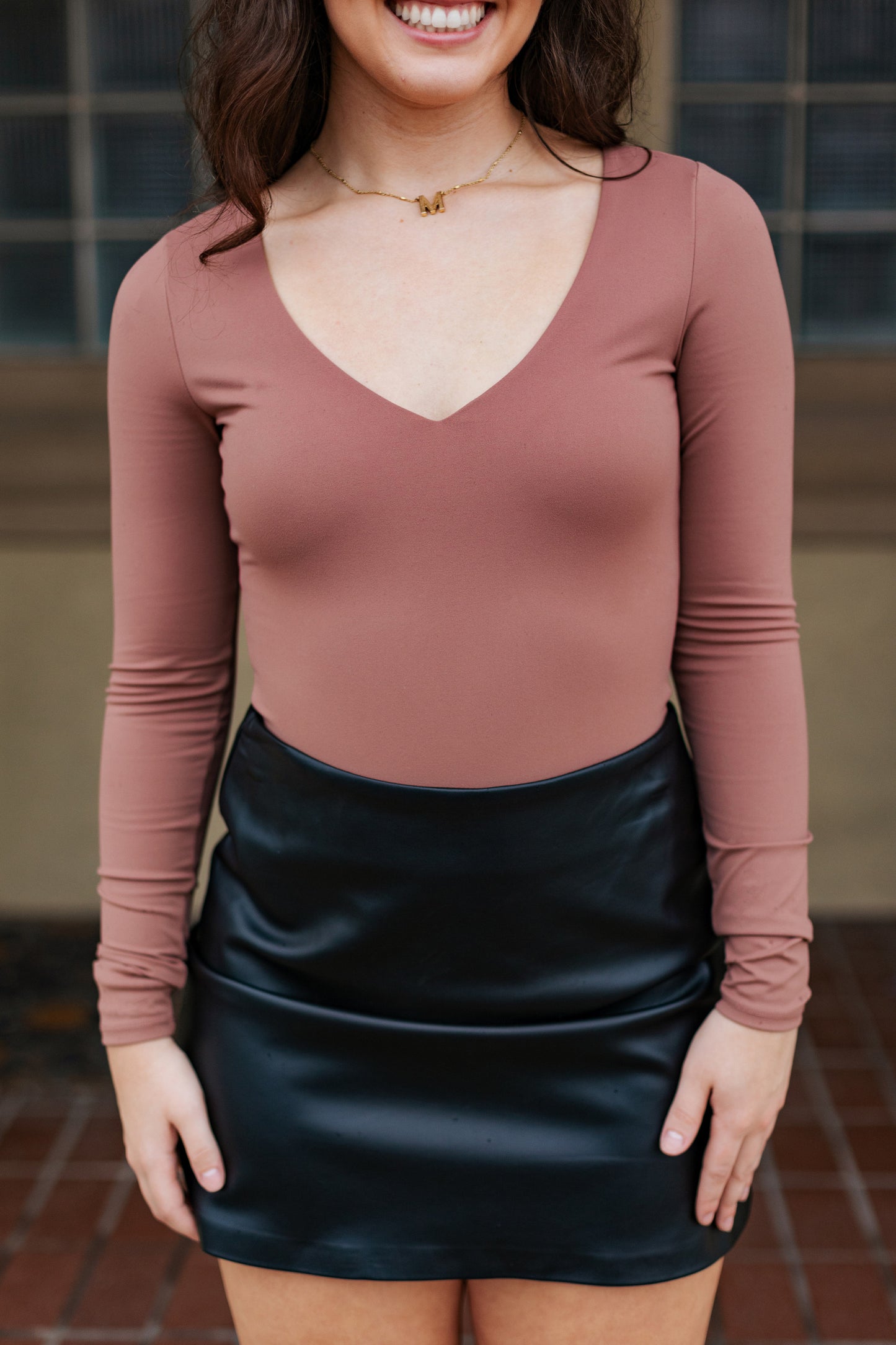 Z SUPPLY: SO SMOOTH BODYSUIT TIGER EYE