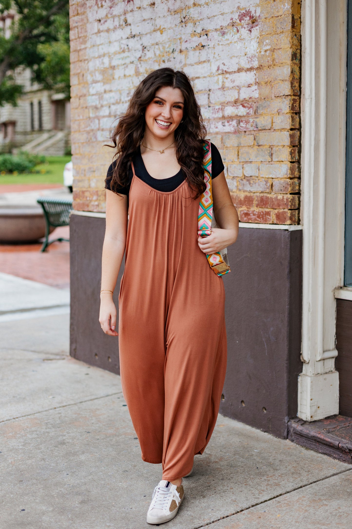 Z SUPPLY: LETS DANCE FLARED JUMPSUIT