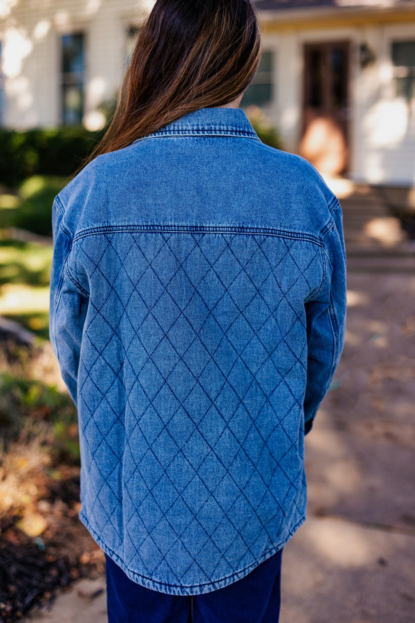 YELLOWSTONE DENIM QUILTED SHACKET