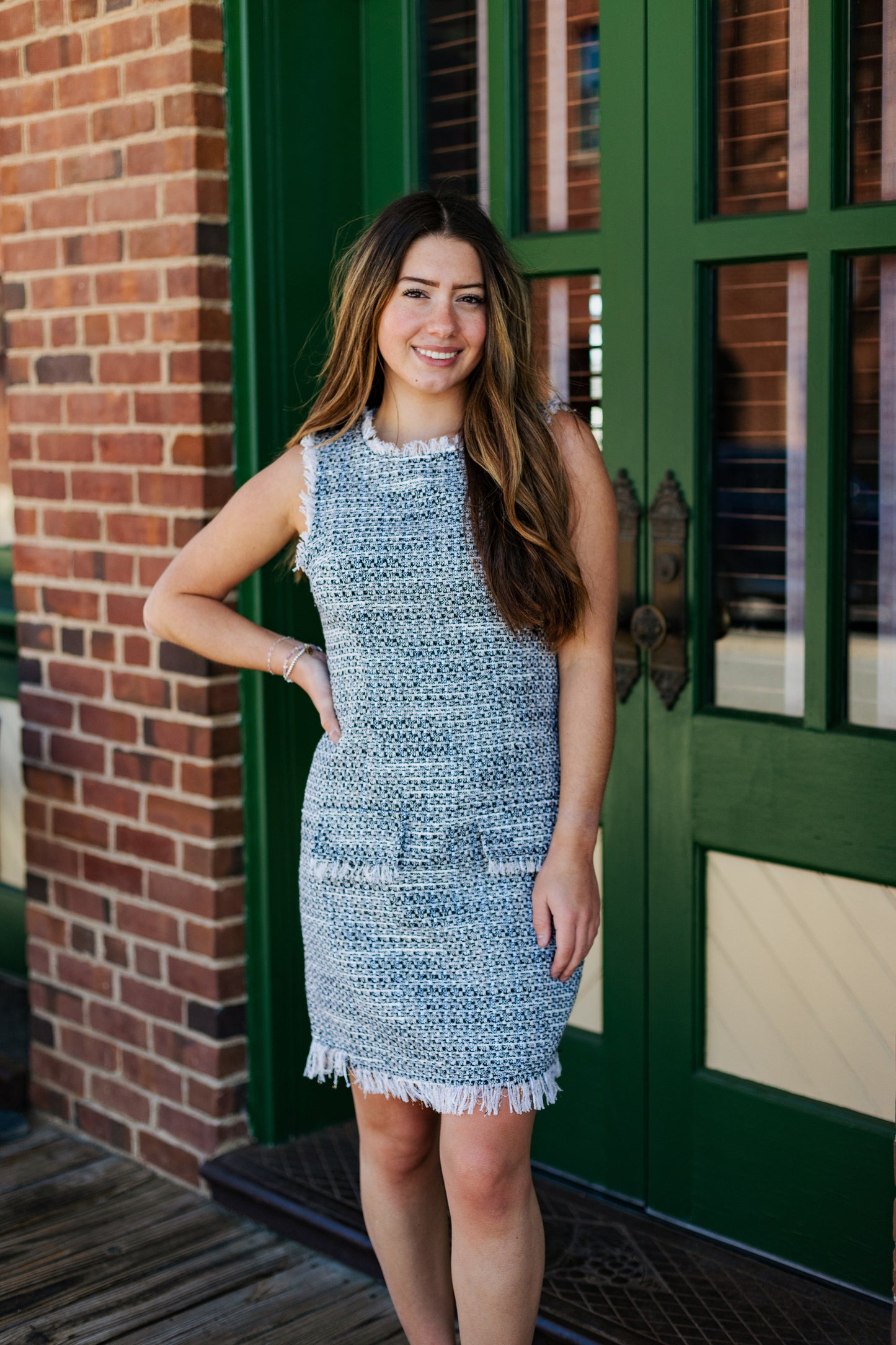 LUREX TWEED DRESS