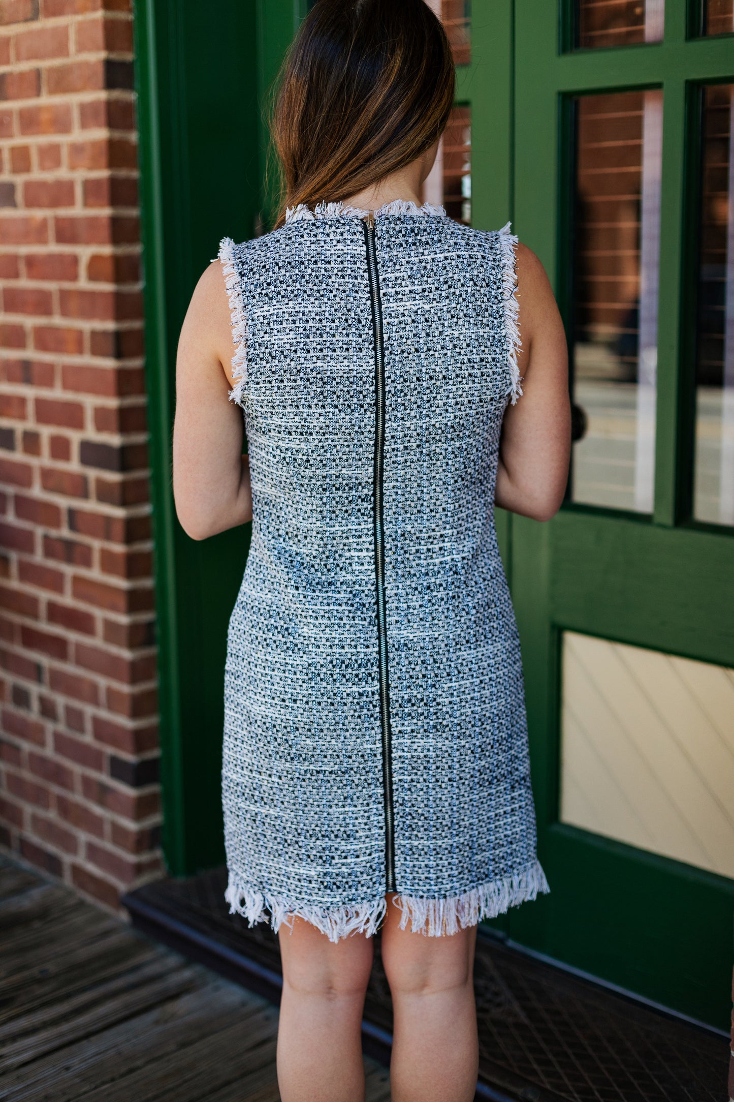 LUREX TWEED DRESS