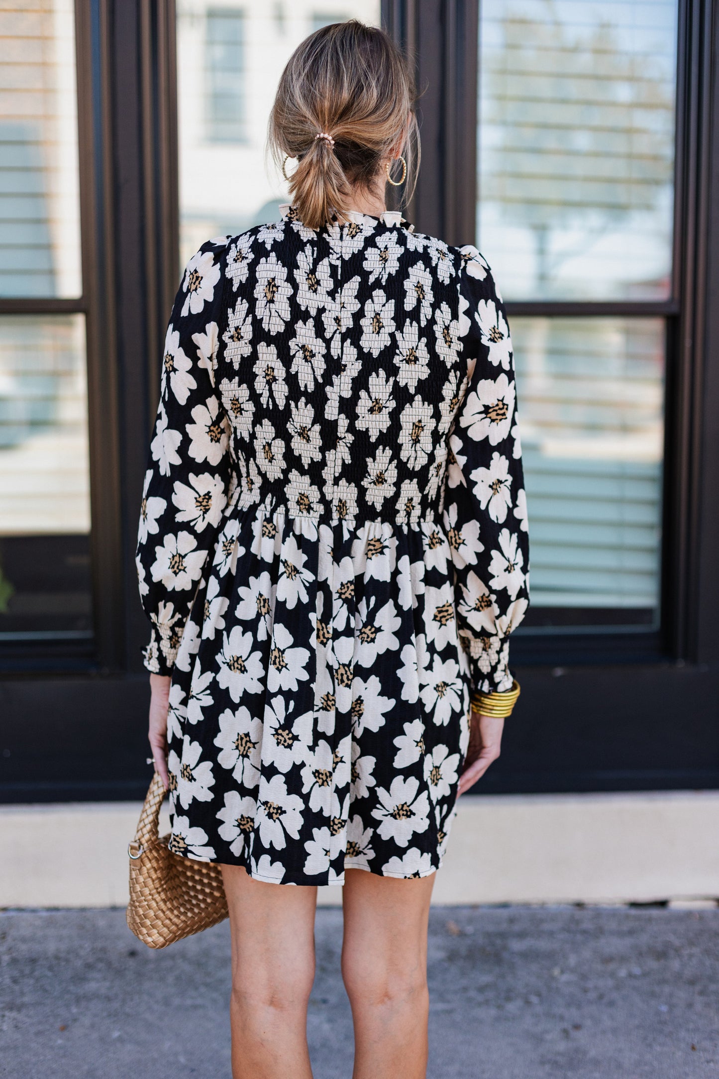 DARLING DAISY SMOCKED DRESS