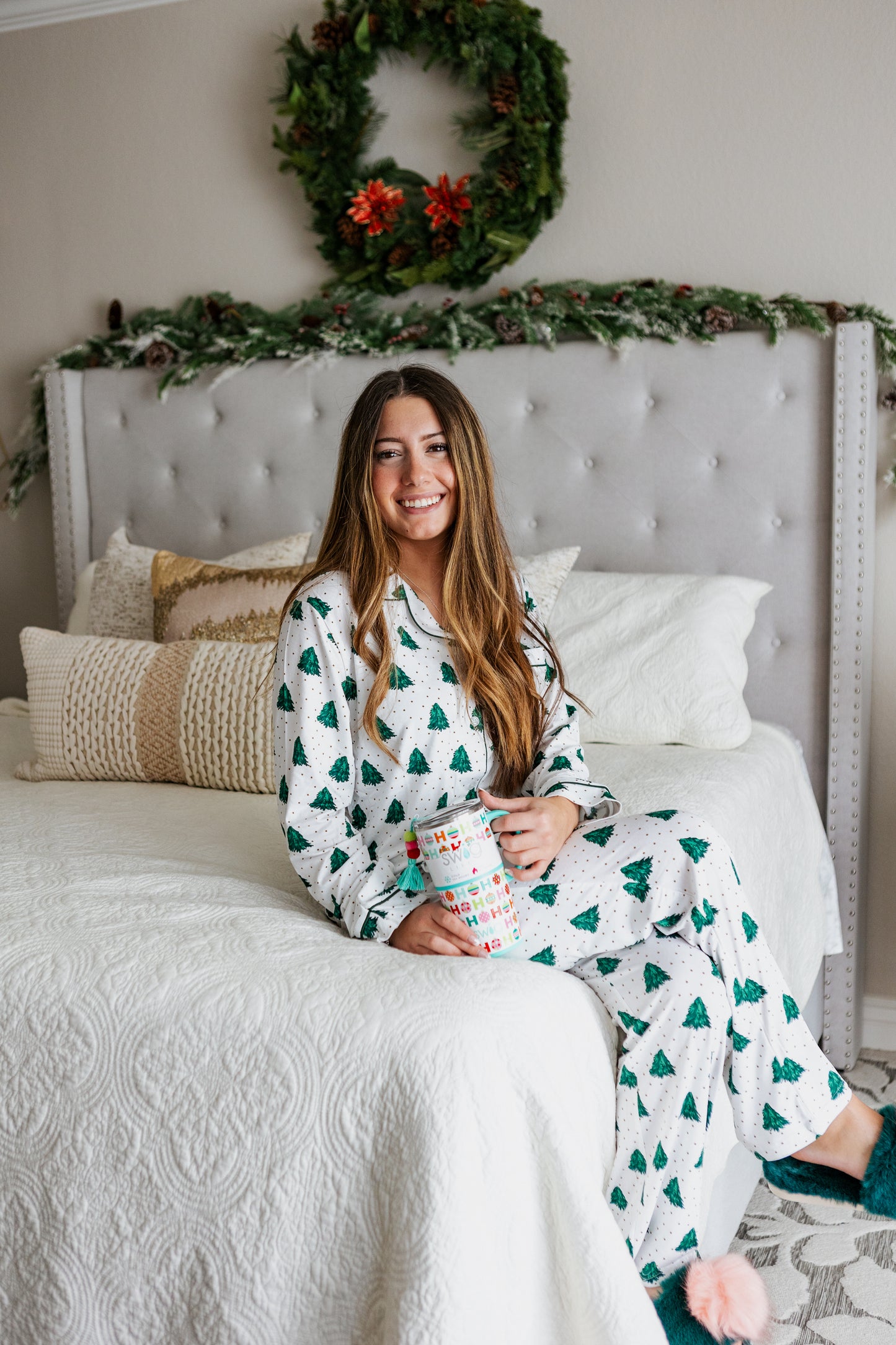 NOBLE FIR LONG SLEEVE SLEEP SHIRT