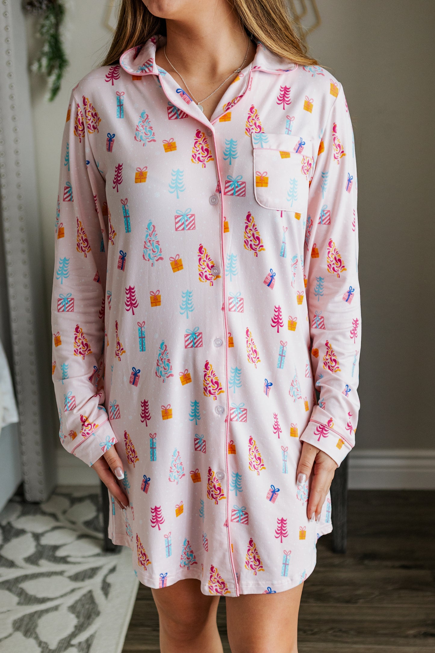 TWINKLE TREE SLEEP DRESS
