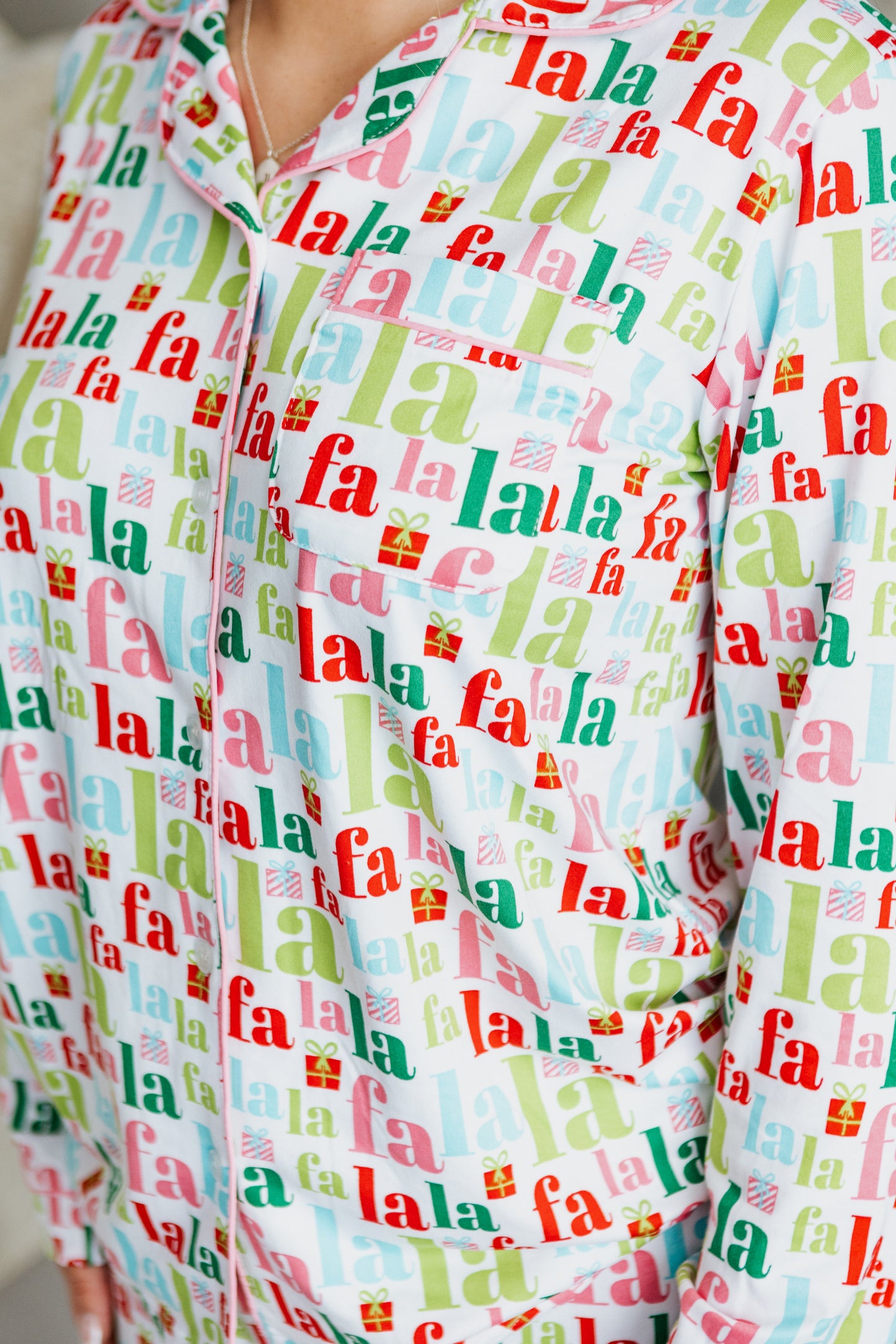 FALALA LONG SLEEVE SLEEP SHIRT