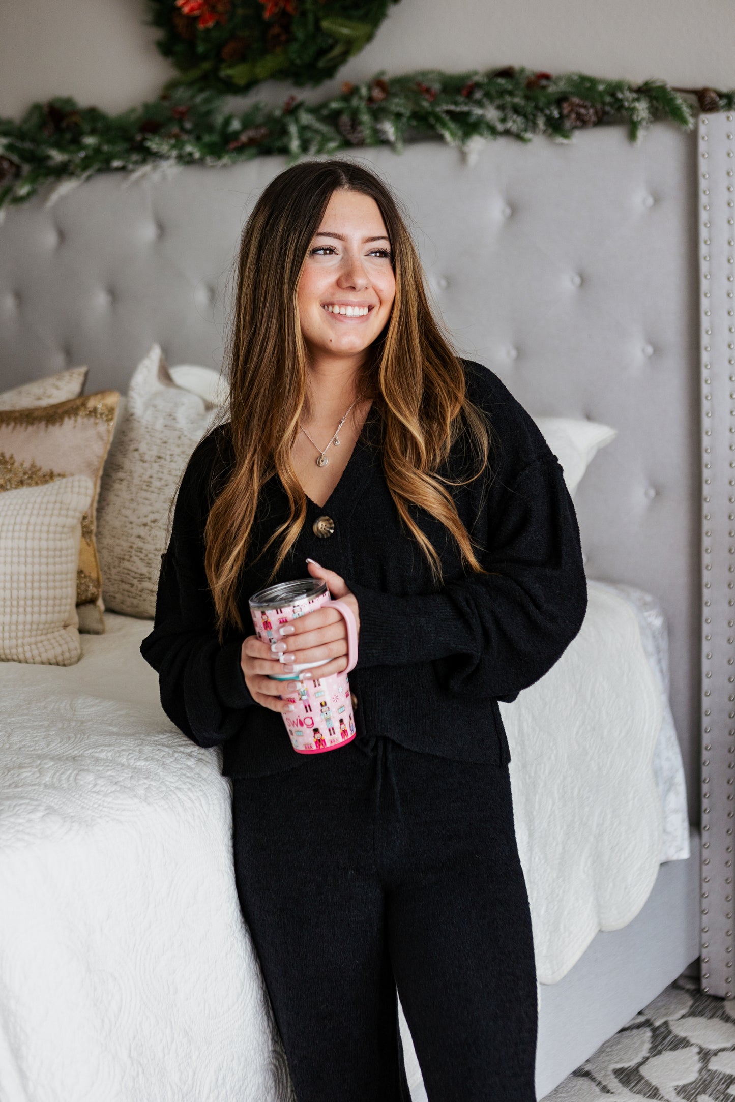 DREAMY KNIT CARDIGAN BLACK