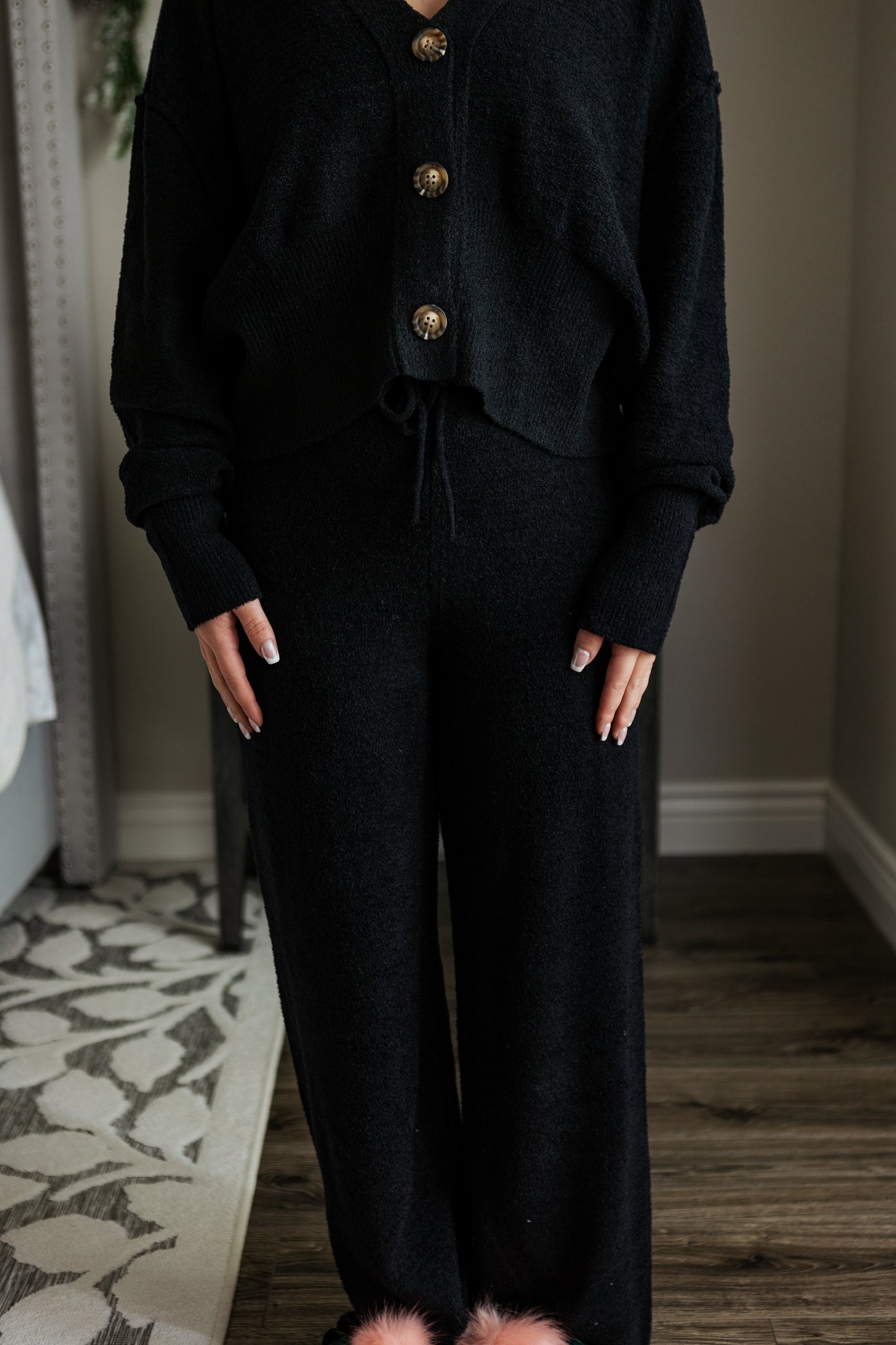 DREAMY KNIT PANT BLACK