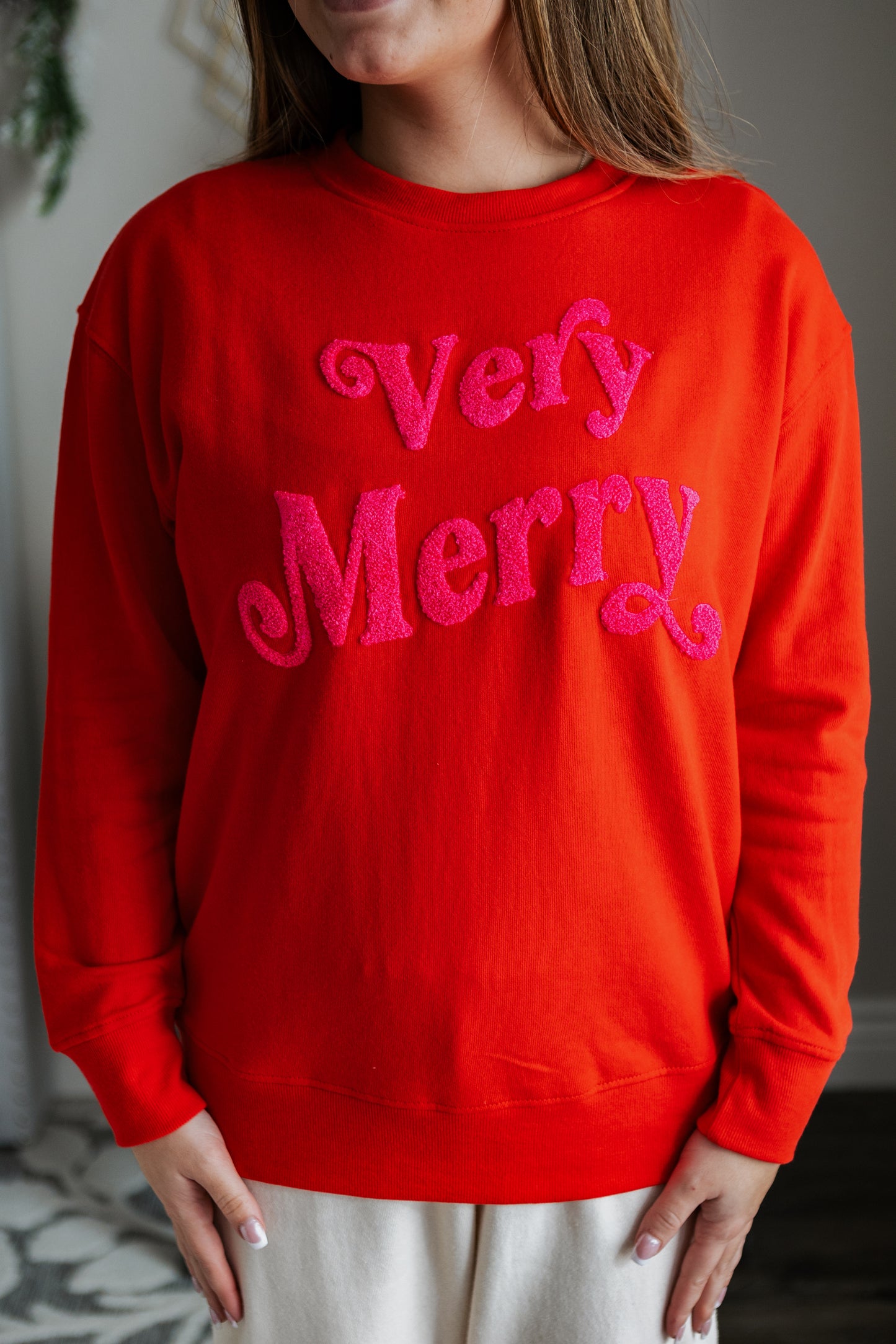 VERY MERRY SWEATSHIRT