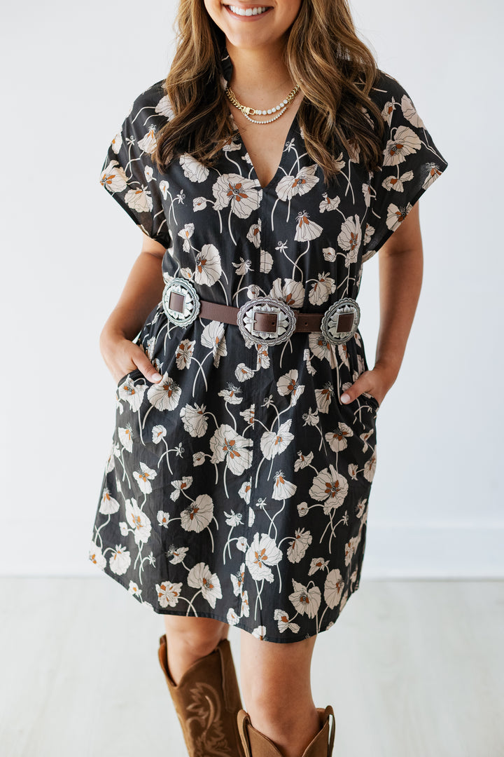 FARRAH FALL FLORALS DRESS