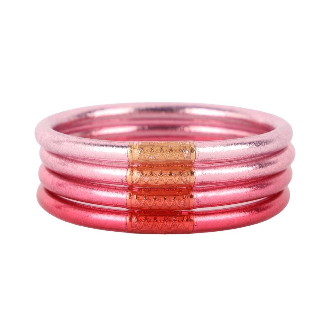 BuDhaGirl All Weather Bangles: Carousel Pink