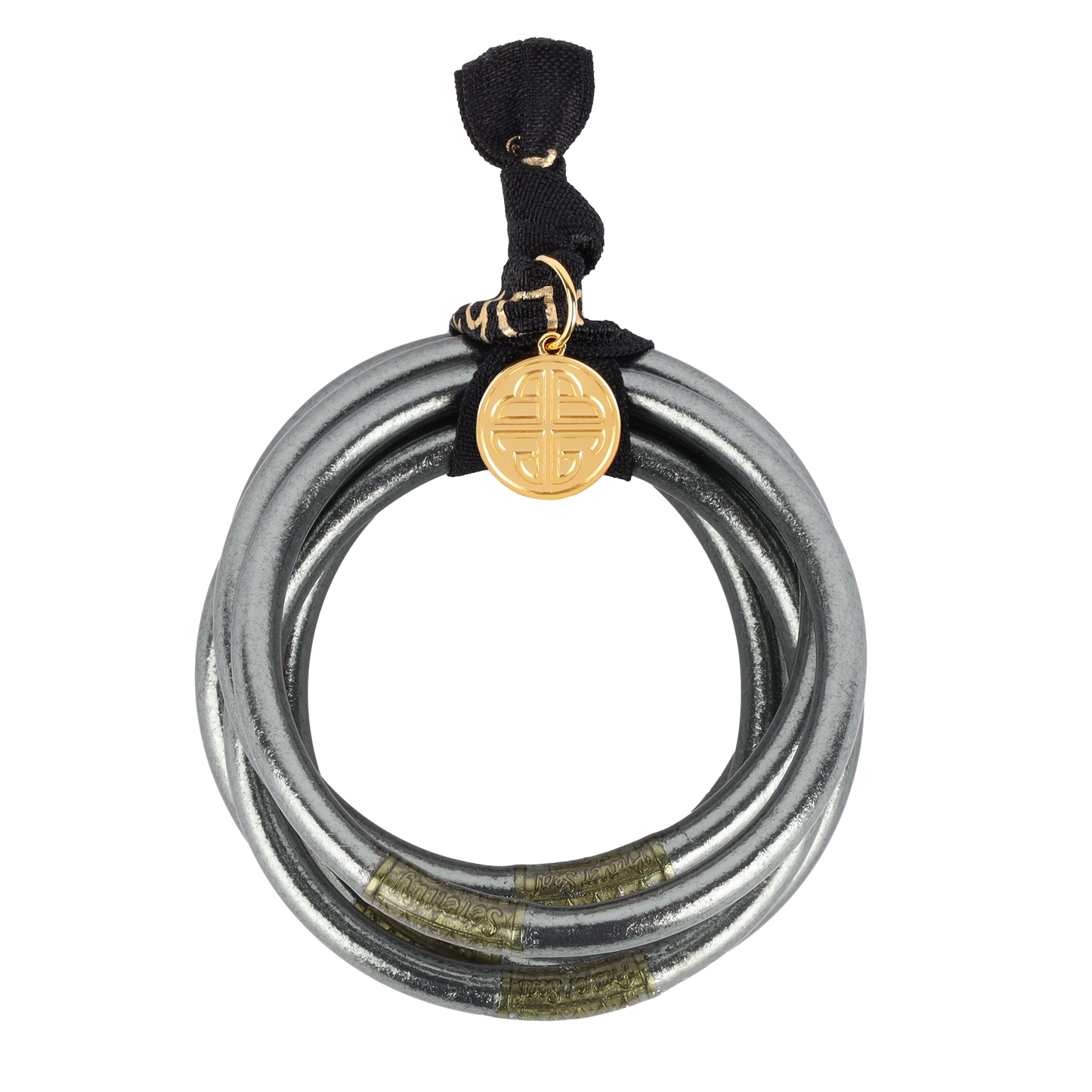 BuDhaGirl All Weather Bangles: Graphite