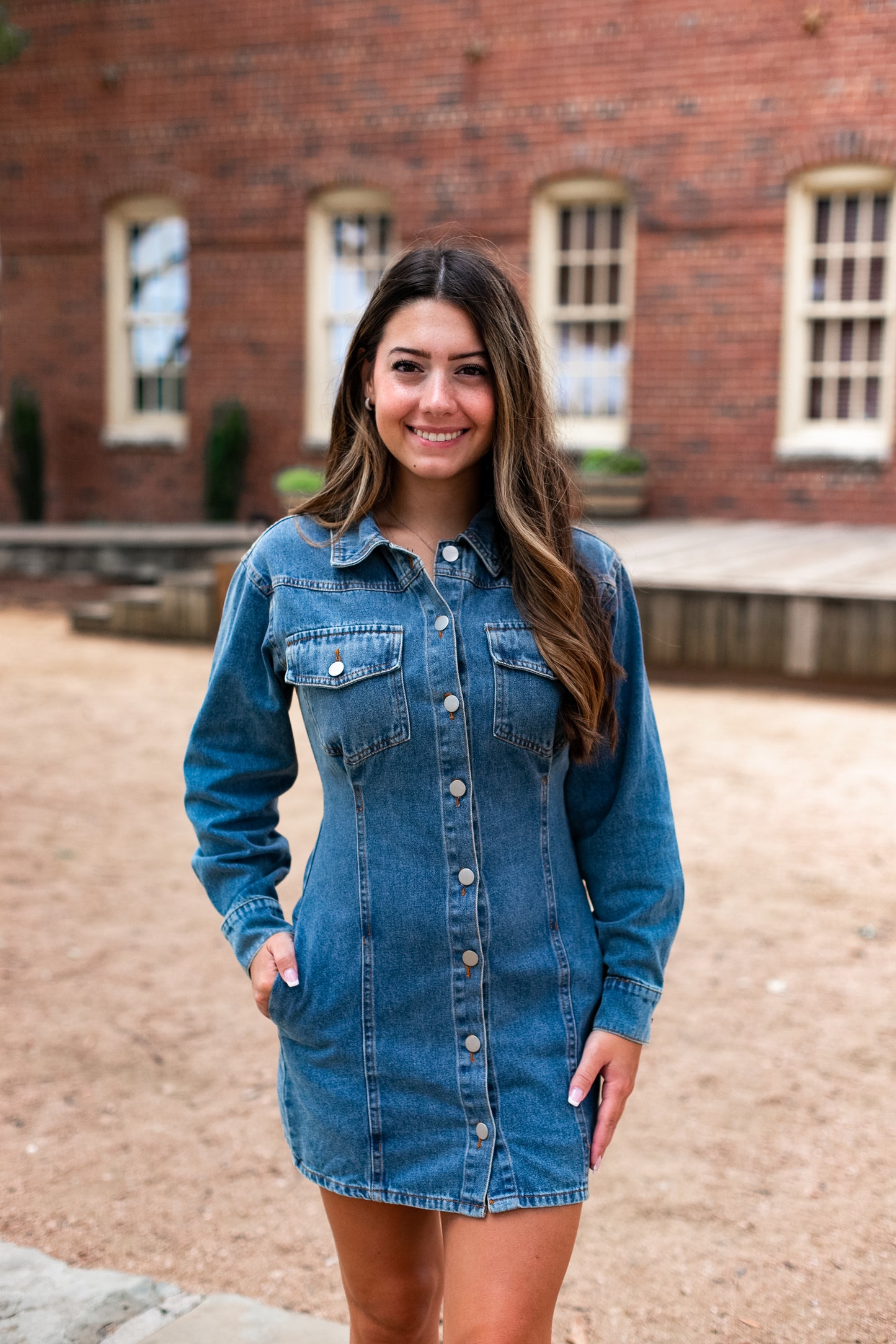 DO IT LIKE ME DENIM DRESS