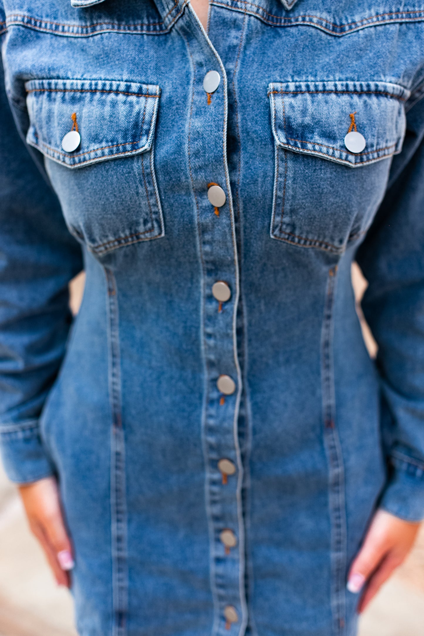 DO IT LIKE ME DENIM DRESS