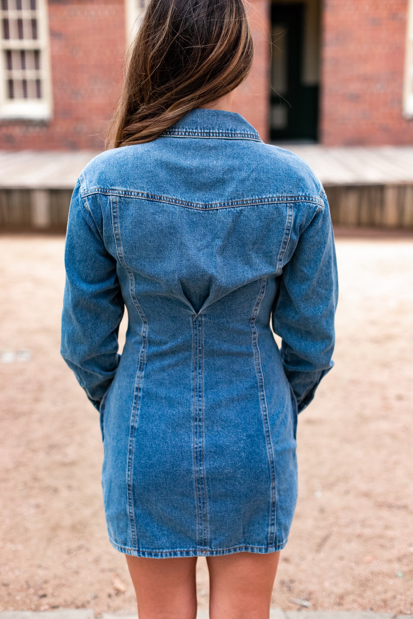 DO IT LIKE ME DENIM DRESS