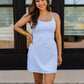 TENNIS DRESS WITH SHORTS / PASTEL BLUE