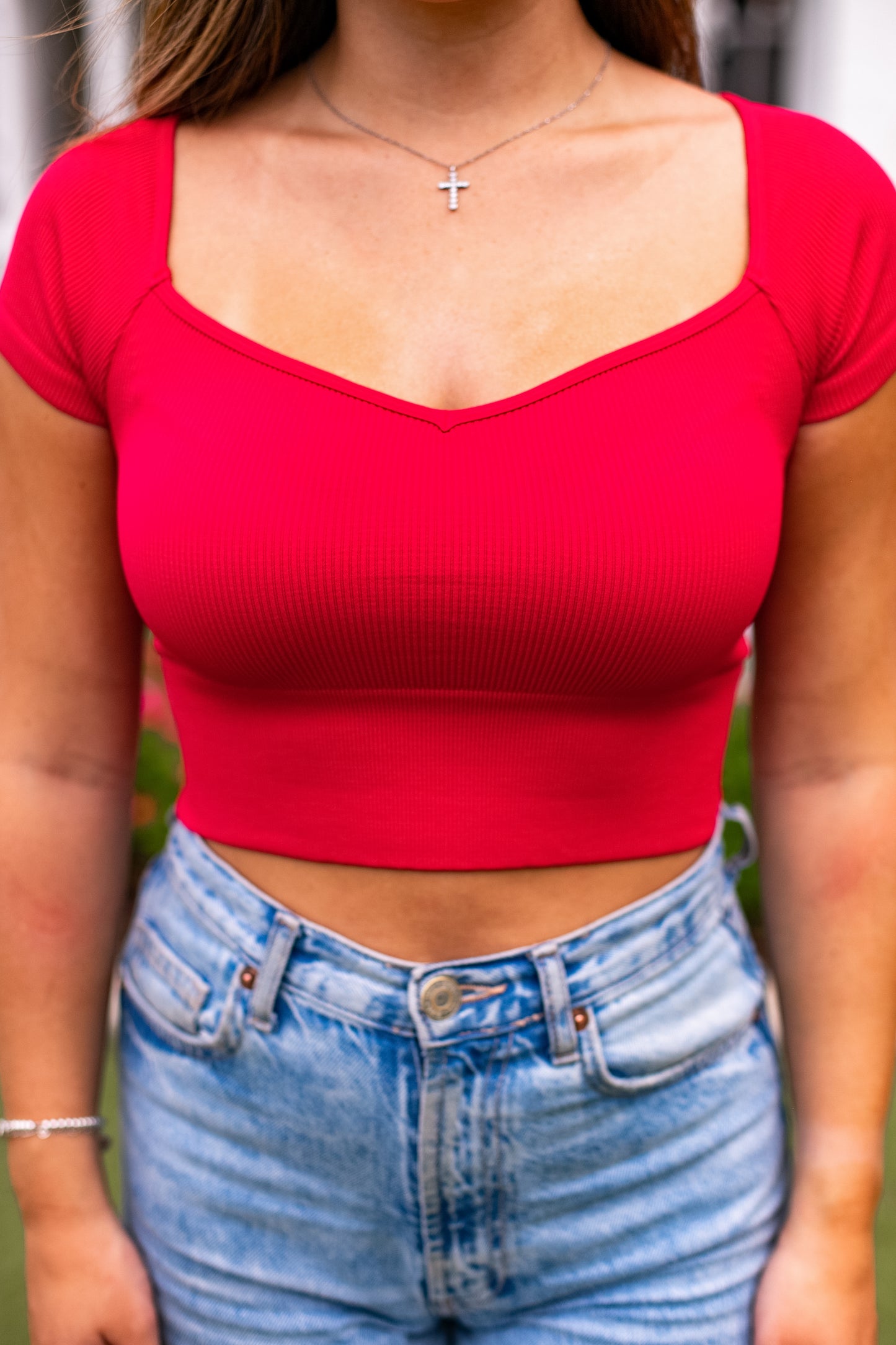 CAP SLEEVE: VIVA MAGENTA