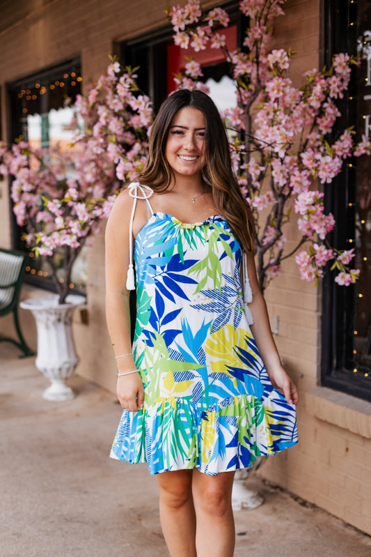 TROPICAL VACATION DRESS