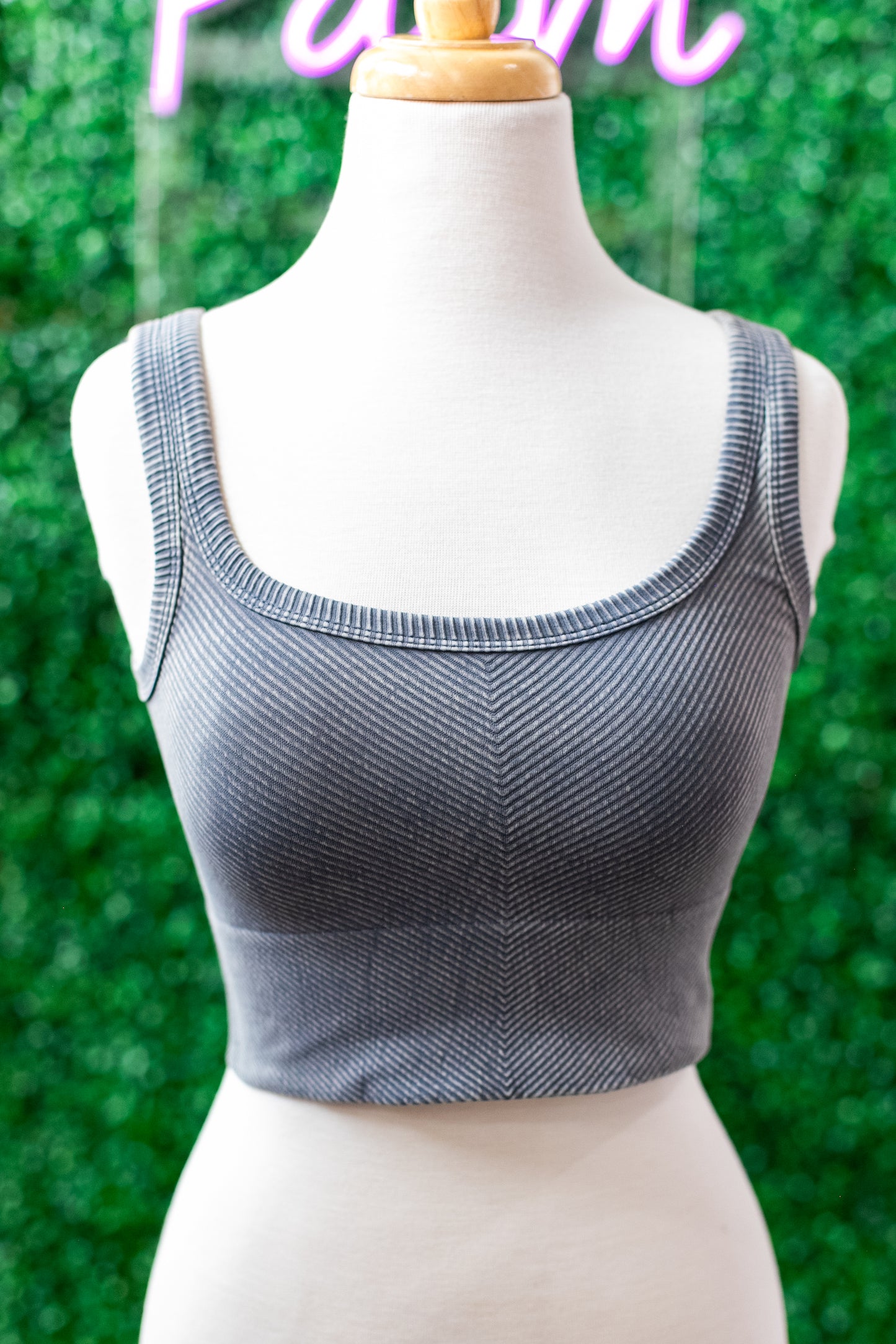 SCOOP CHEVRON: VINTAGE ETHER GREY