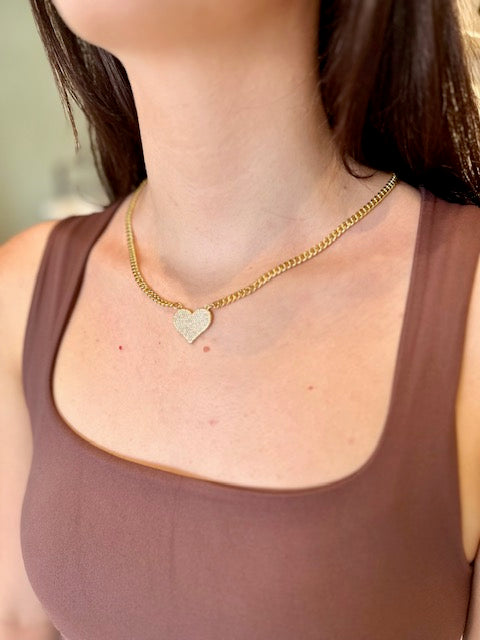 JUNE HEART NECKLACE